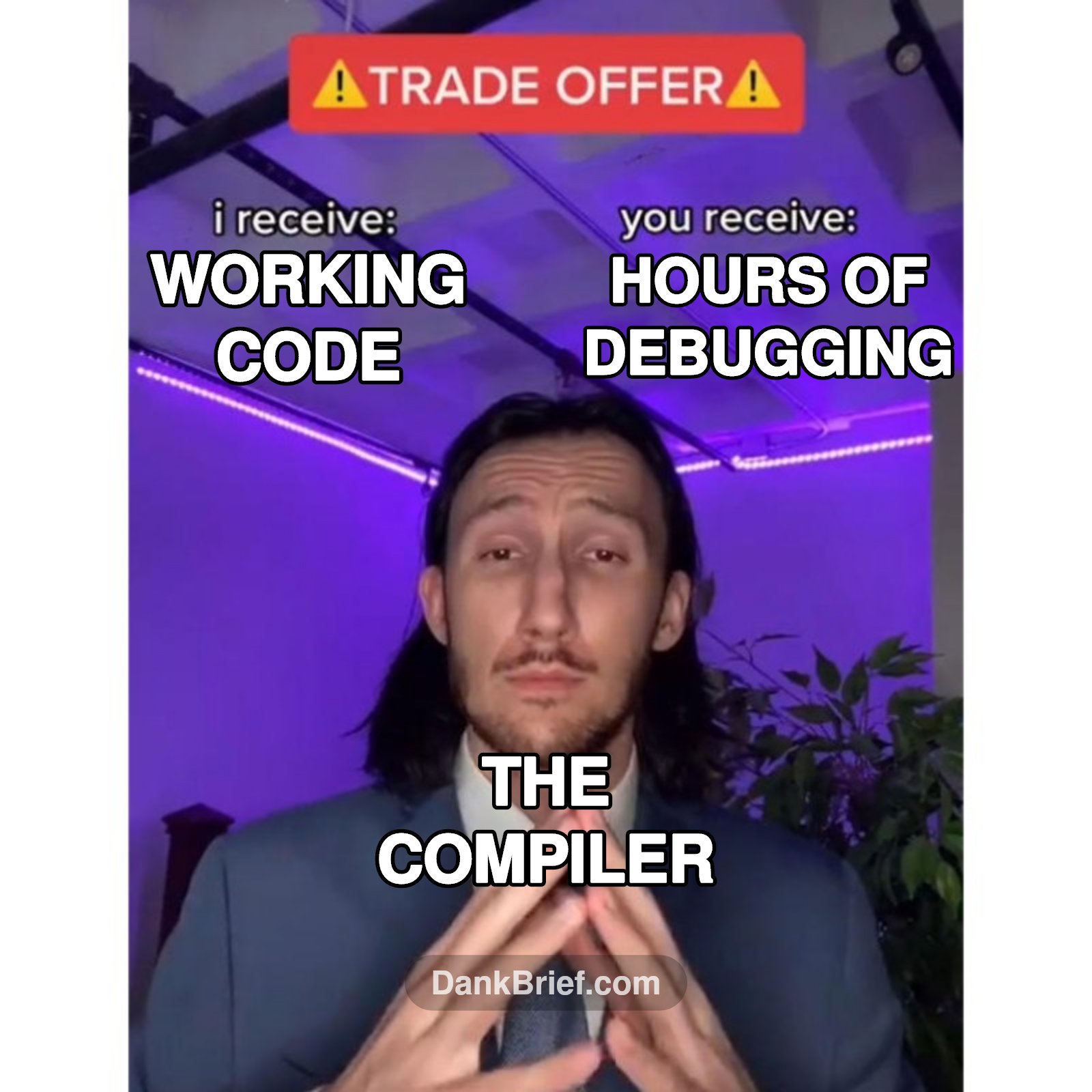 POV: Debugging on a Friday afternoon