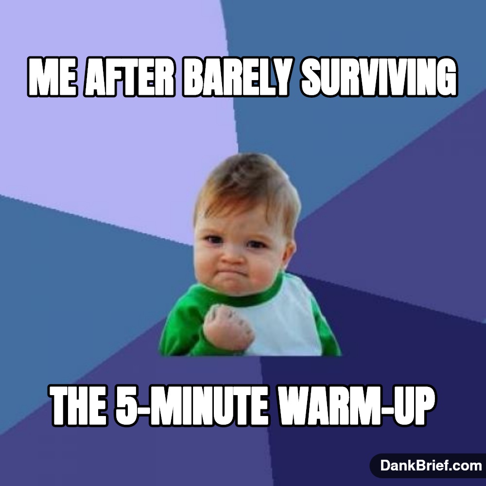 My cardio is maxing out my screen time.