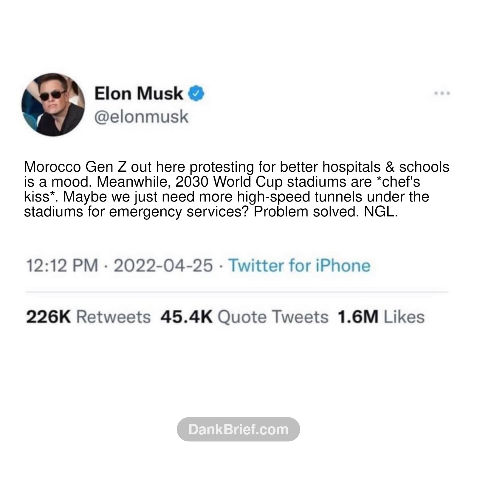 Elon's 'Solution' for Morocco's Gen Z Protests