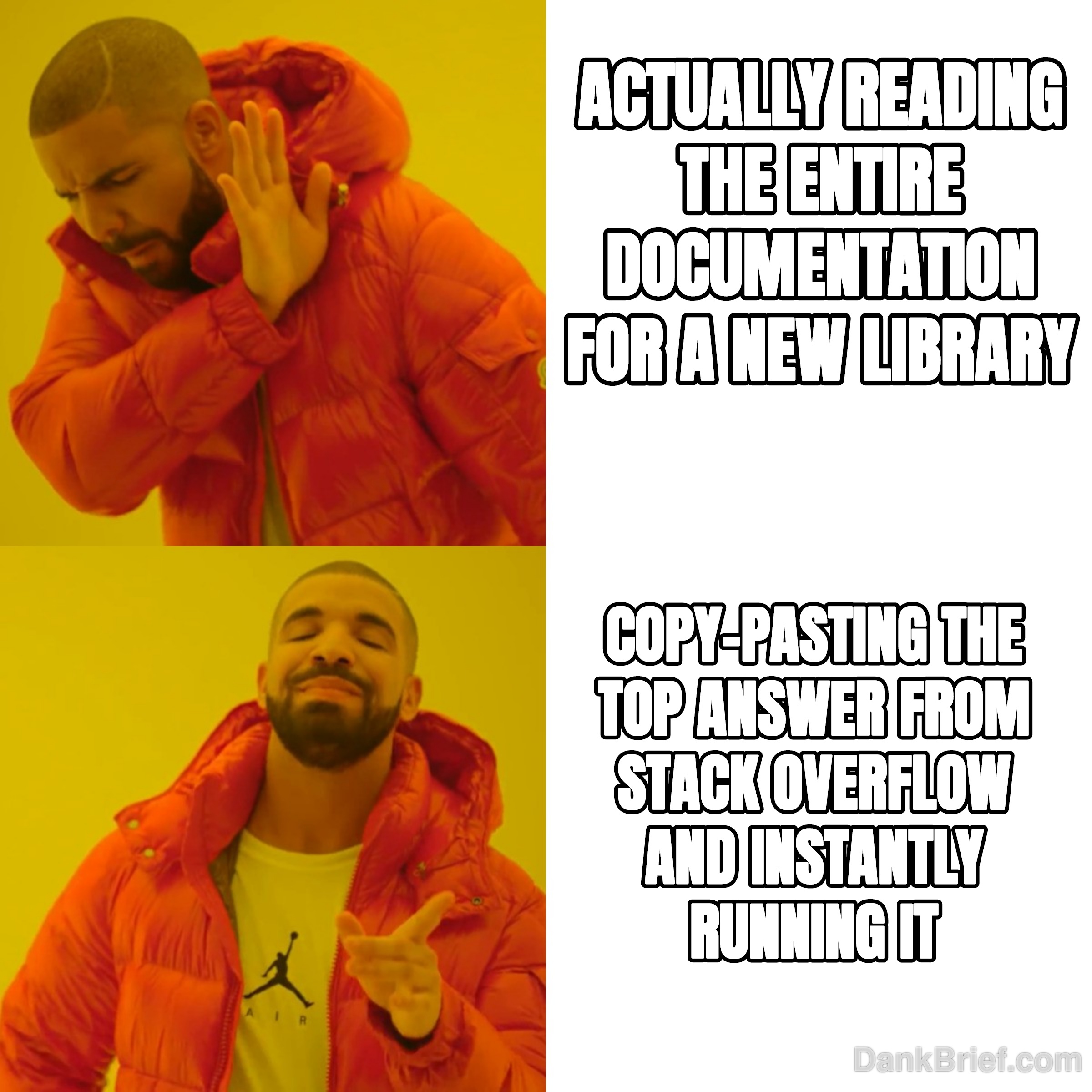 Dev life in a nutshell bro