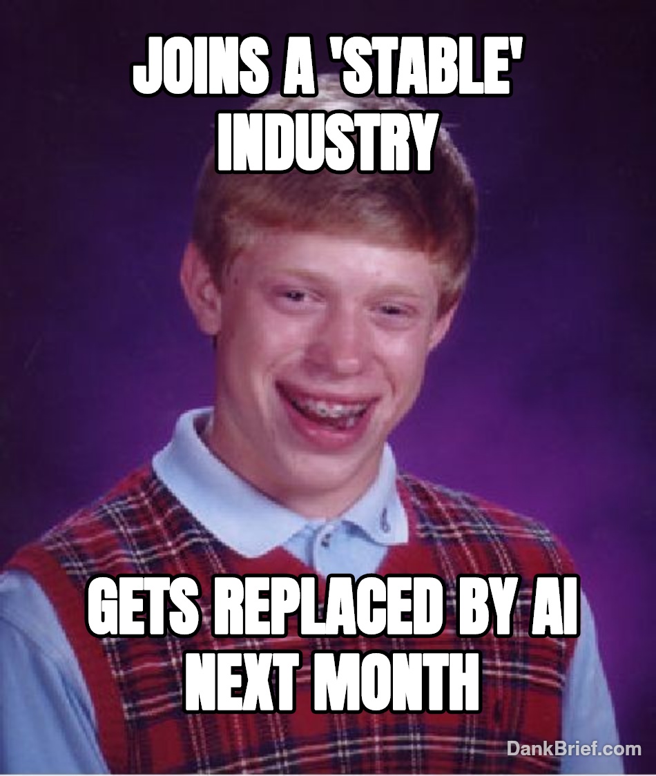 My career path is just a series of Ls, bro