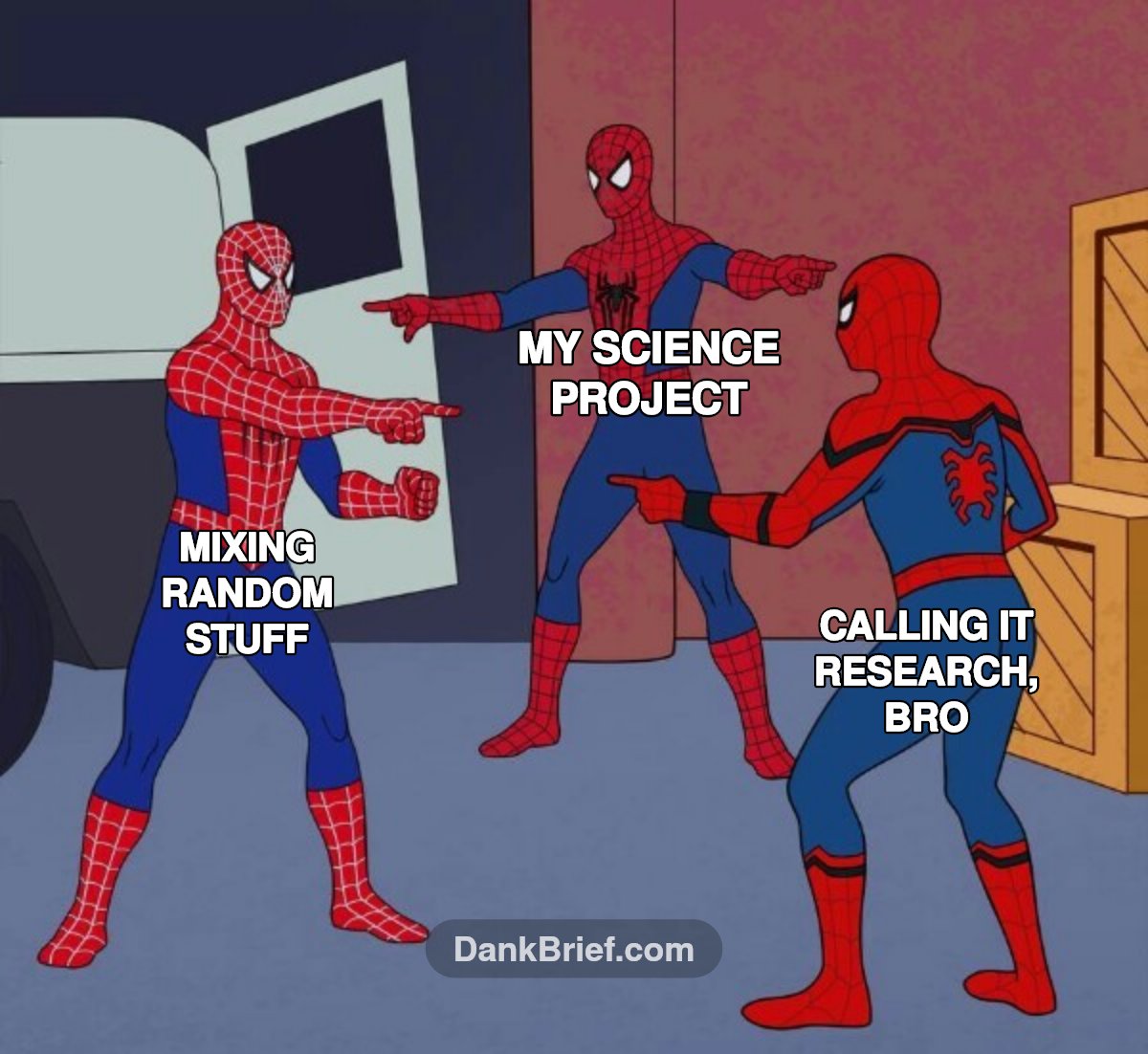 POV: Me doing 'science' in elementary school