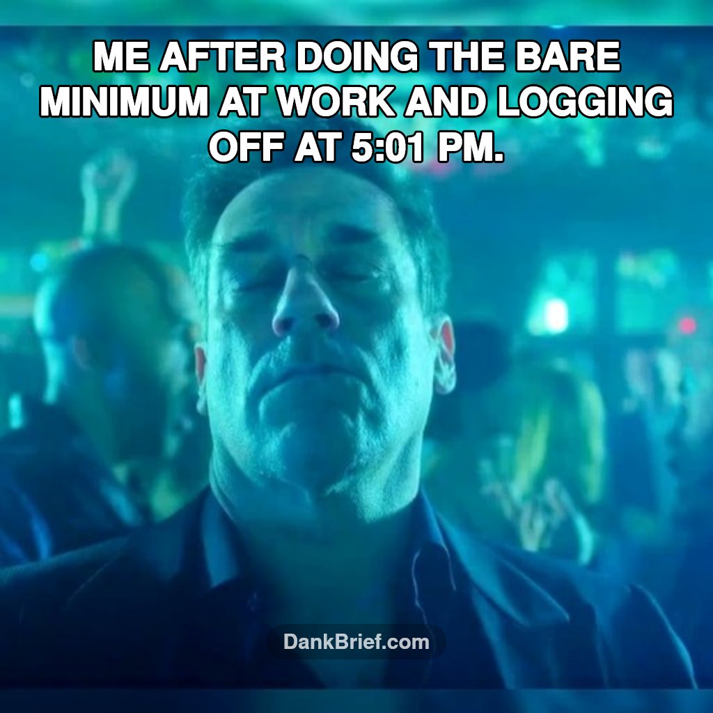 Peak performance, bro.