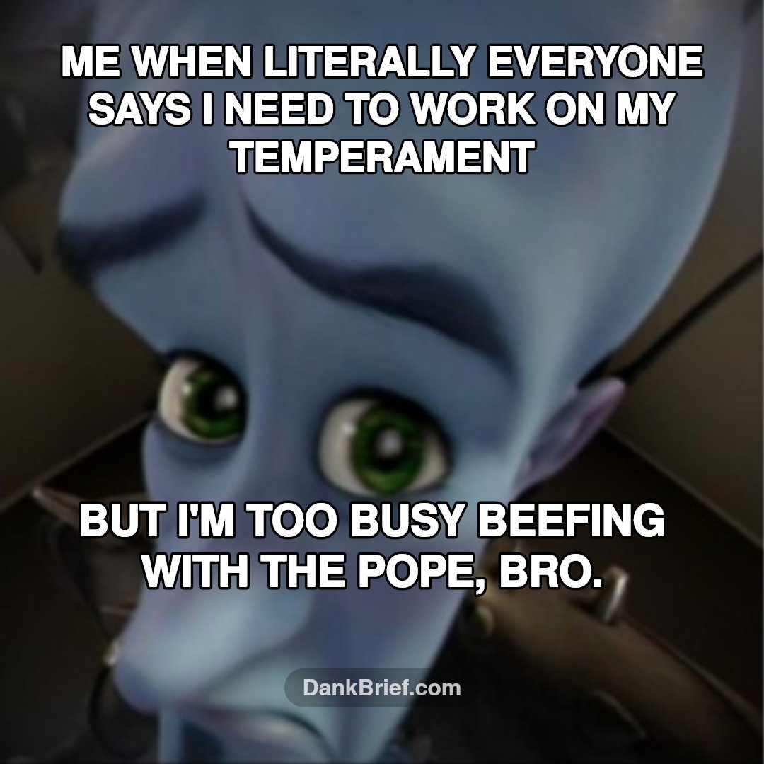 When your beef escalates to spiritual levels