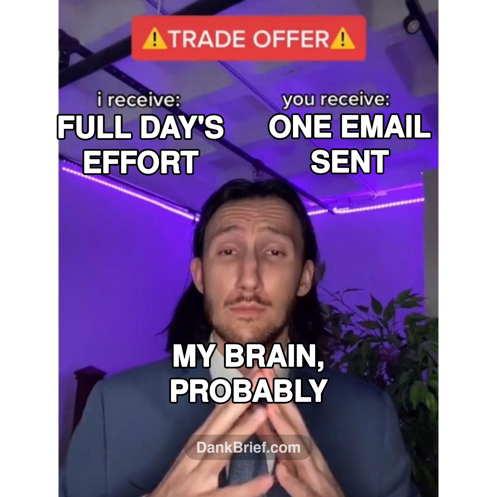 Me when I try to be productive