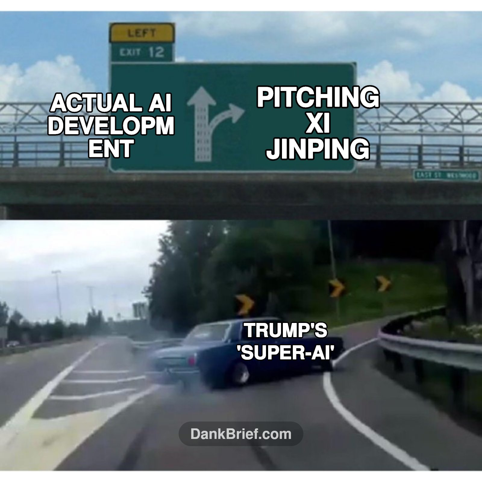 Me trying to understand Trump's new 'superintelligence' concept, like bro...