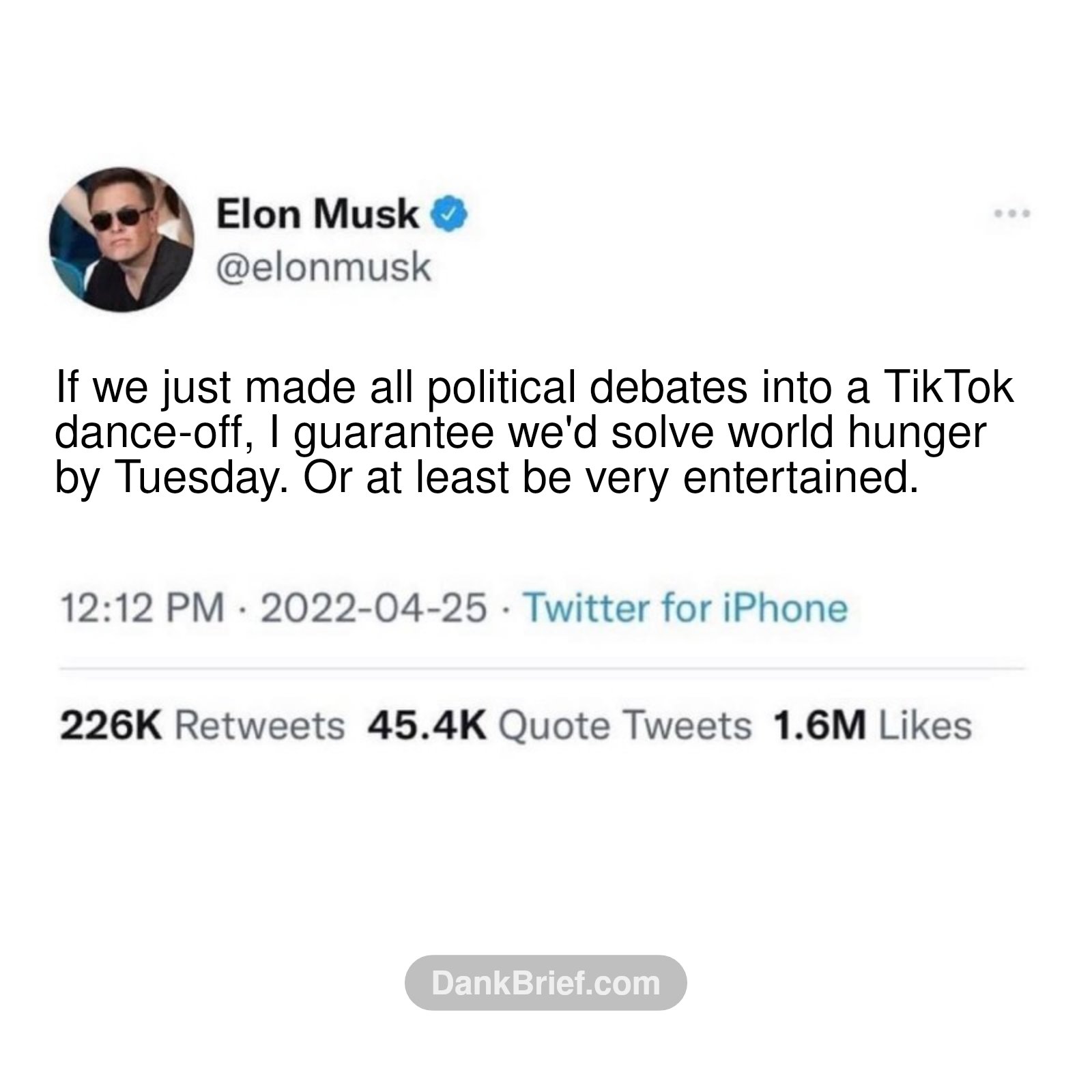 POV: Elon fixing politics