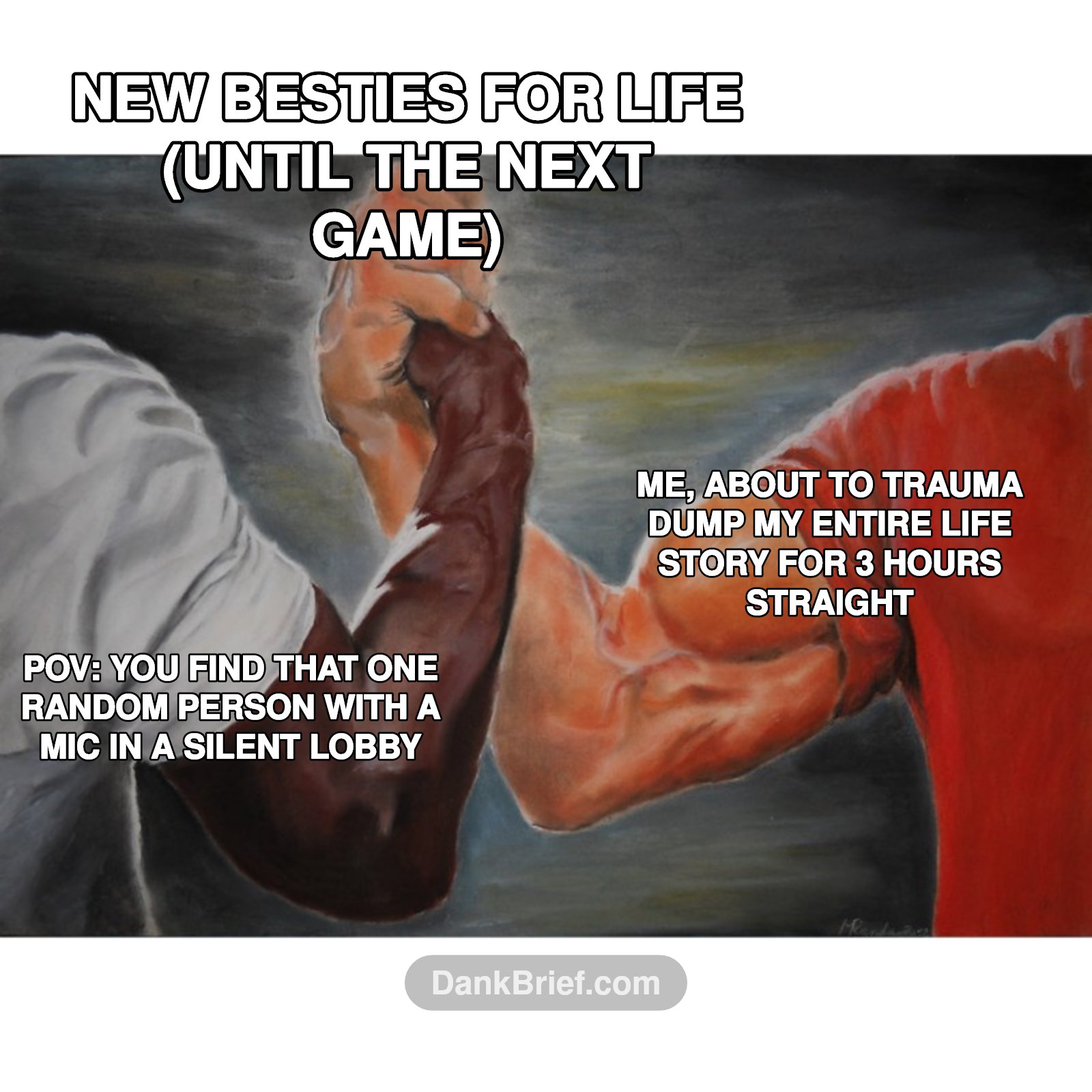 It's always the randoms, bro