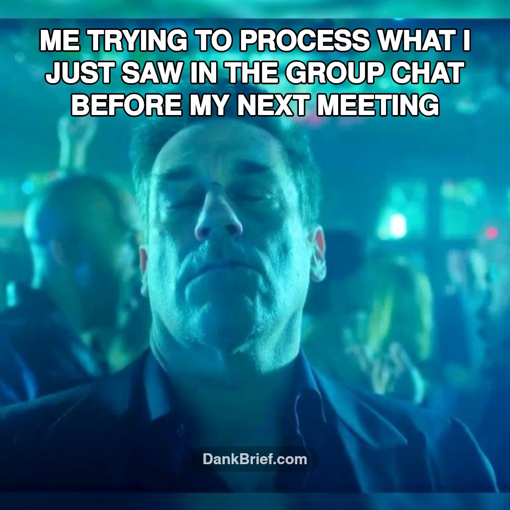 The 'act normal' struggle is real