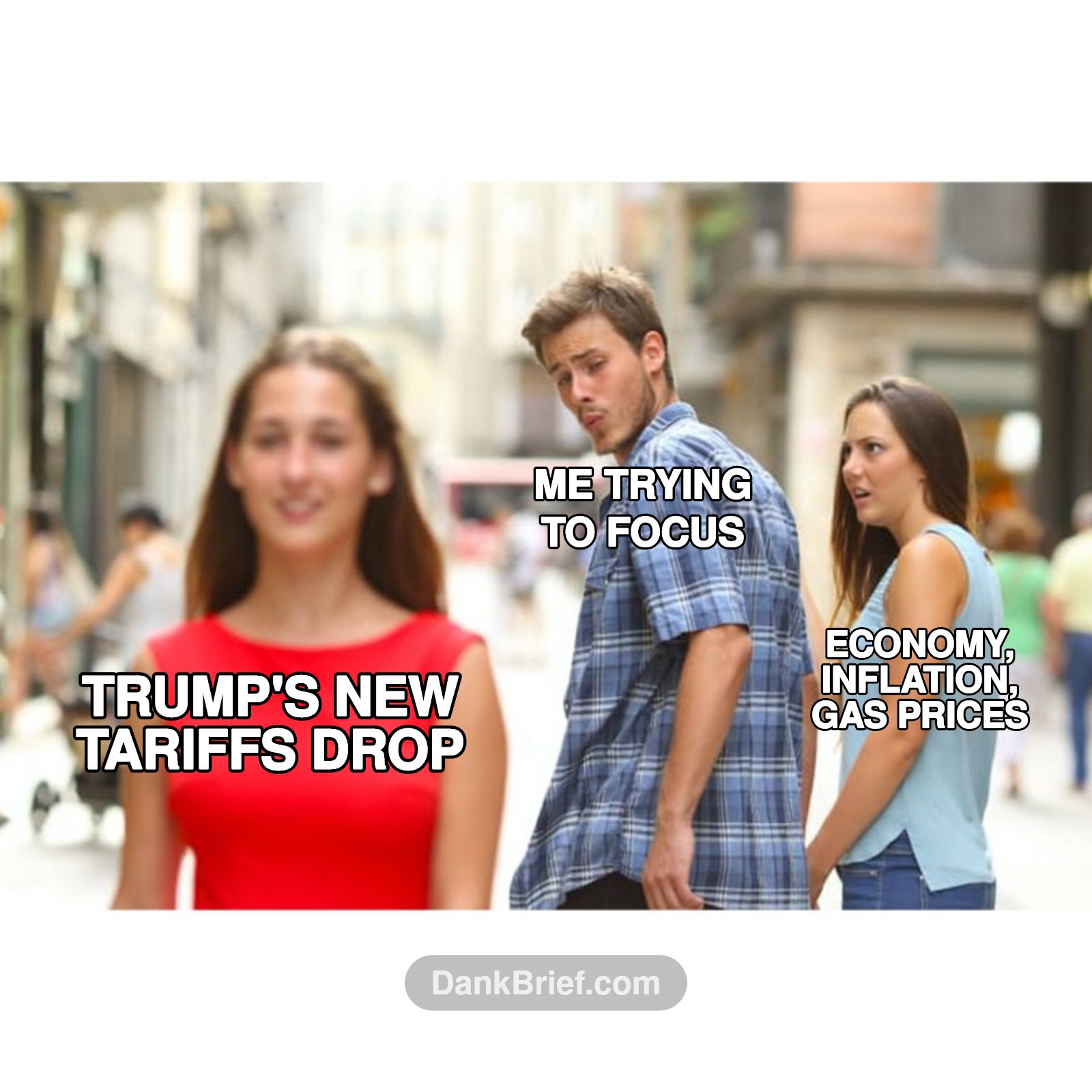 When the economy is wildin' but the news cycle has other plans...