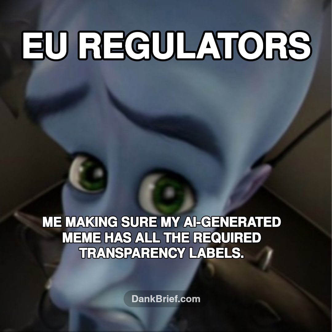 POV: The EU AI Act dropping like it's hot