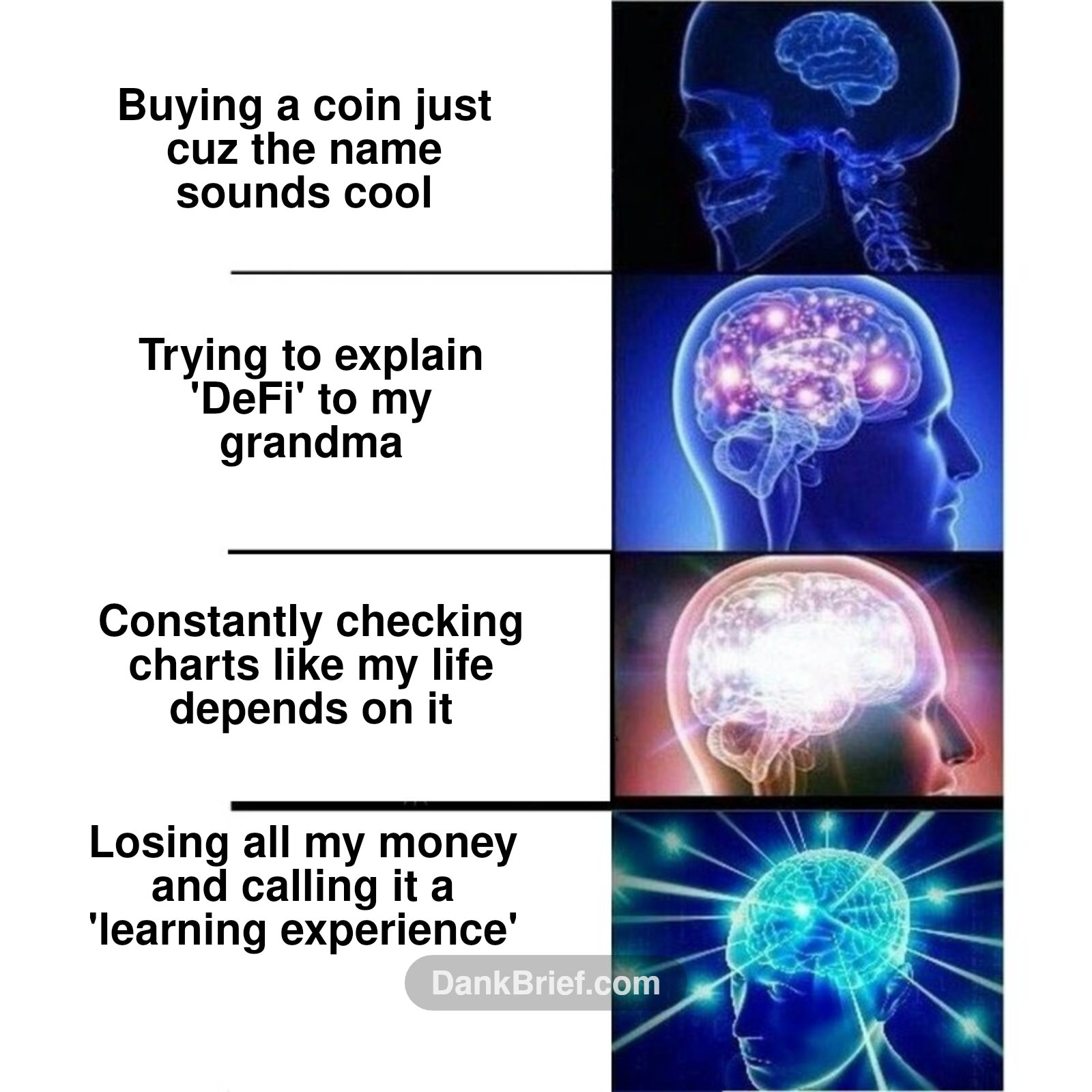 My brain cells trying to comprehend crypto