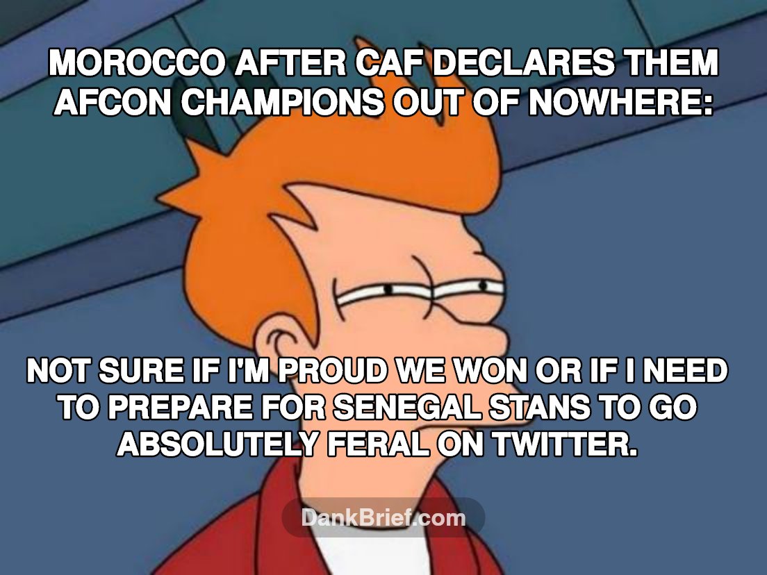 When the AFCON title just drops in your lap