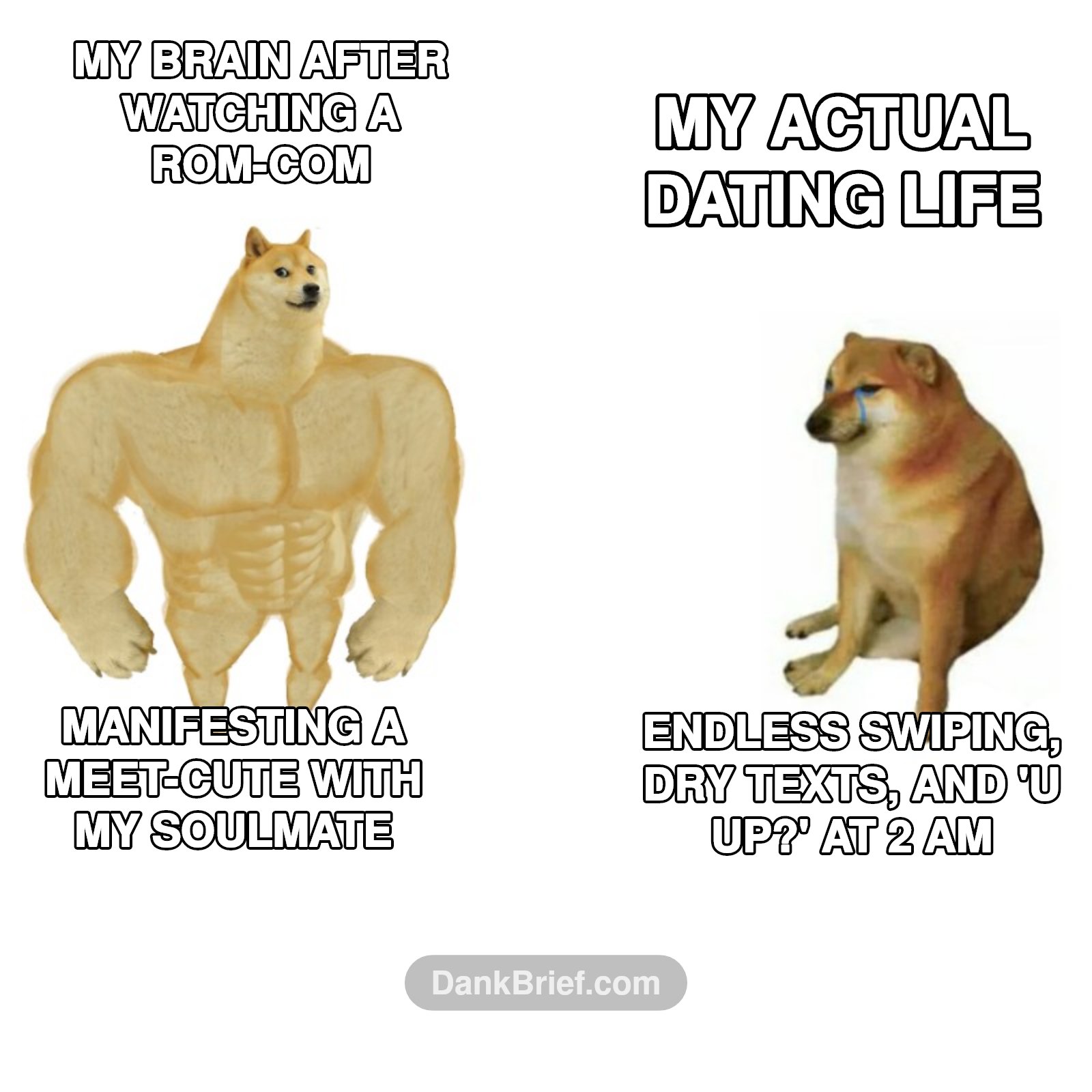 My Rom-Com Brain vs. My Dating App Reality