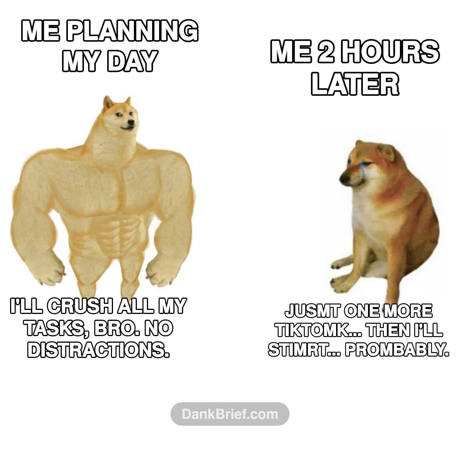 Productivity vs. Reality, a timeless battle