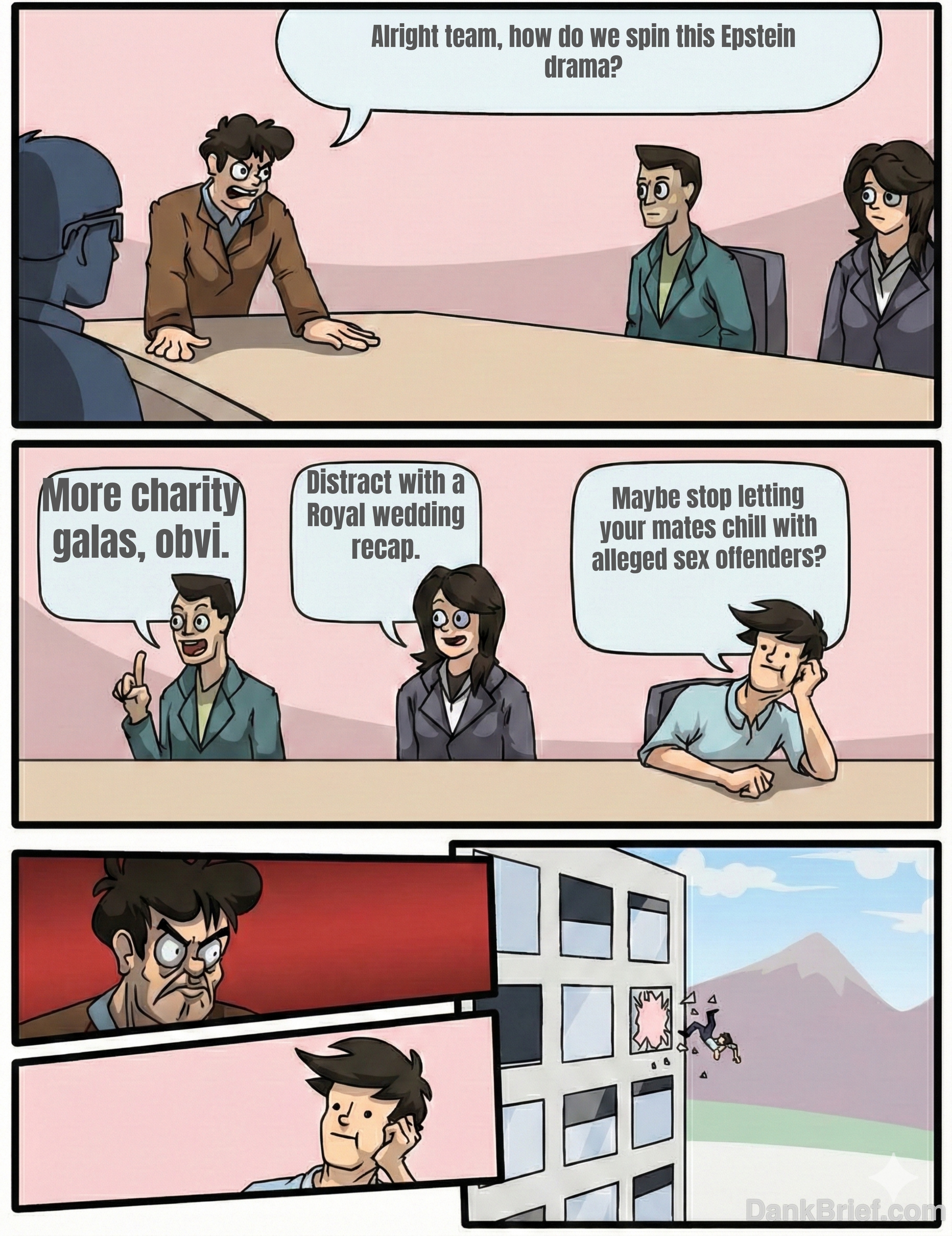 When the PR team tries to crisis manage the un-crisis-manageable...