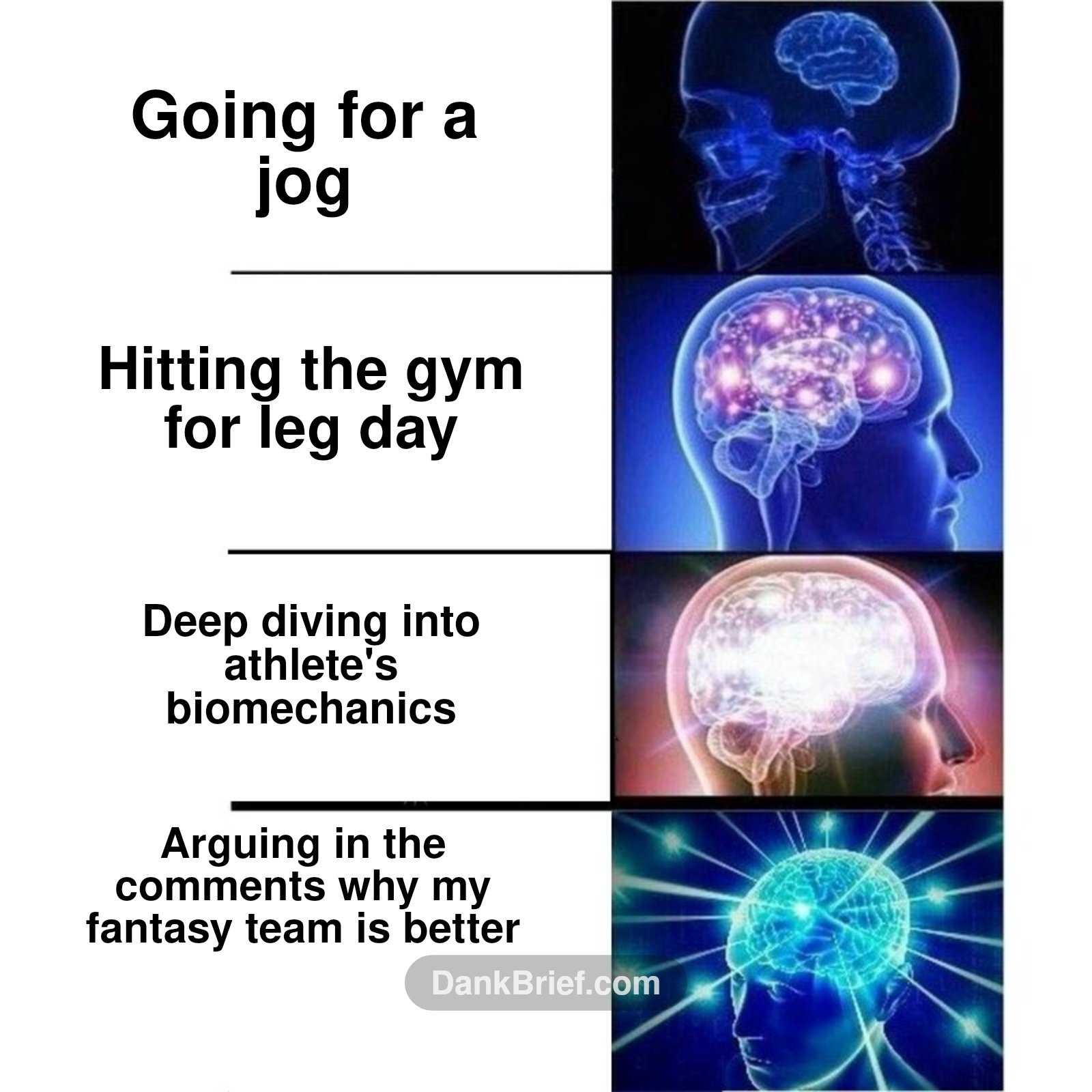 My athletic journey, bro