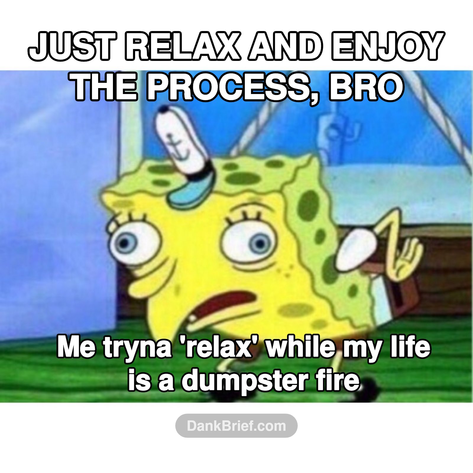 My inner peace is a joke
