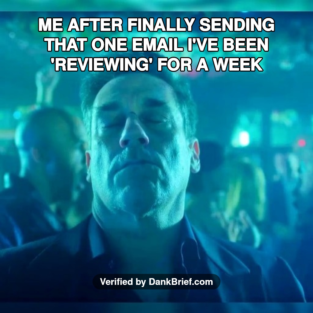 The sheer joy, real