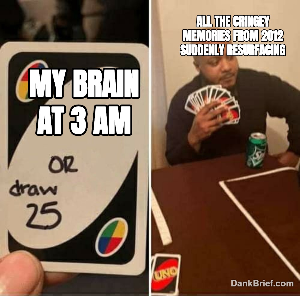 My brain's favorite pastime