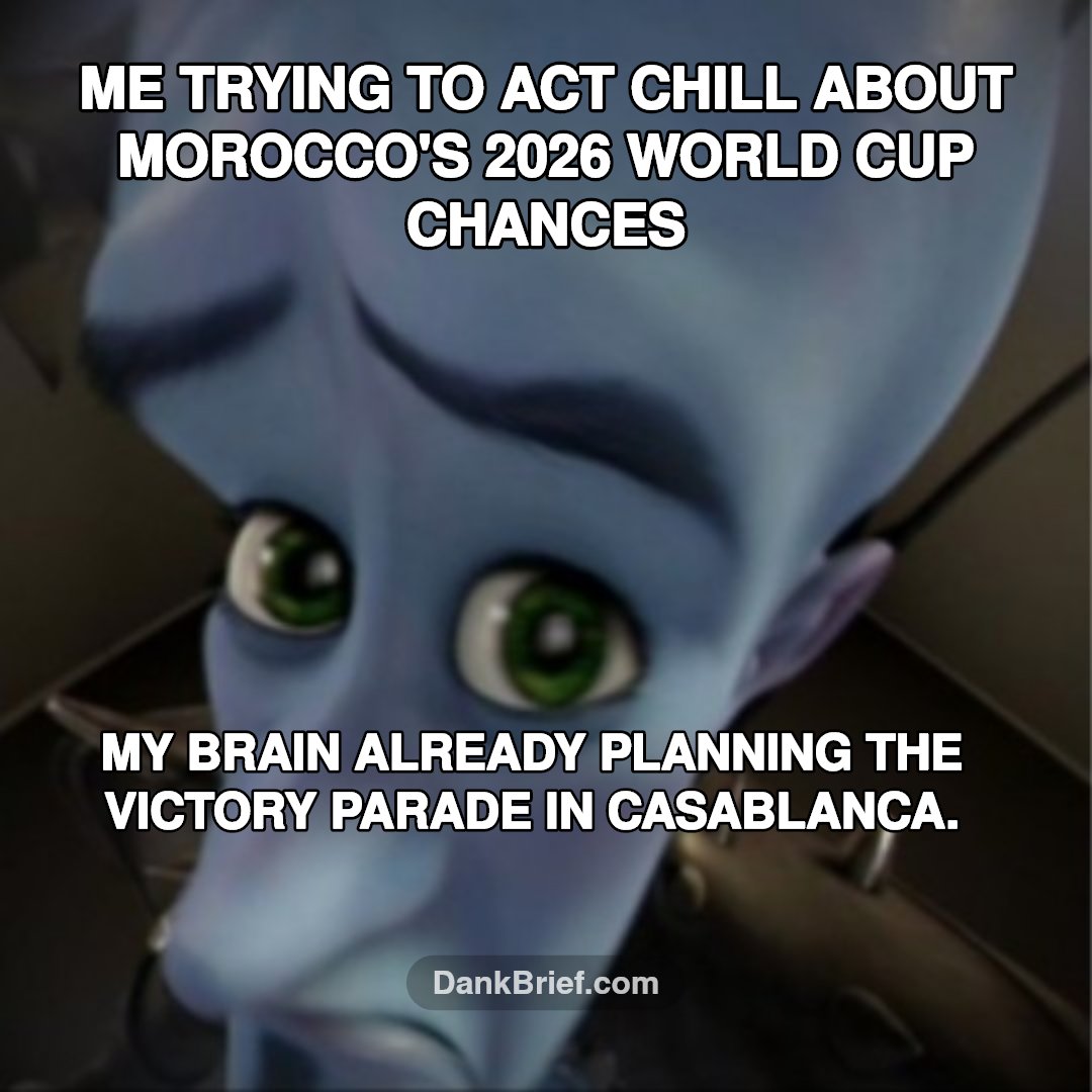 Me when the Morocco World Cup hype hits different for 2026
