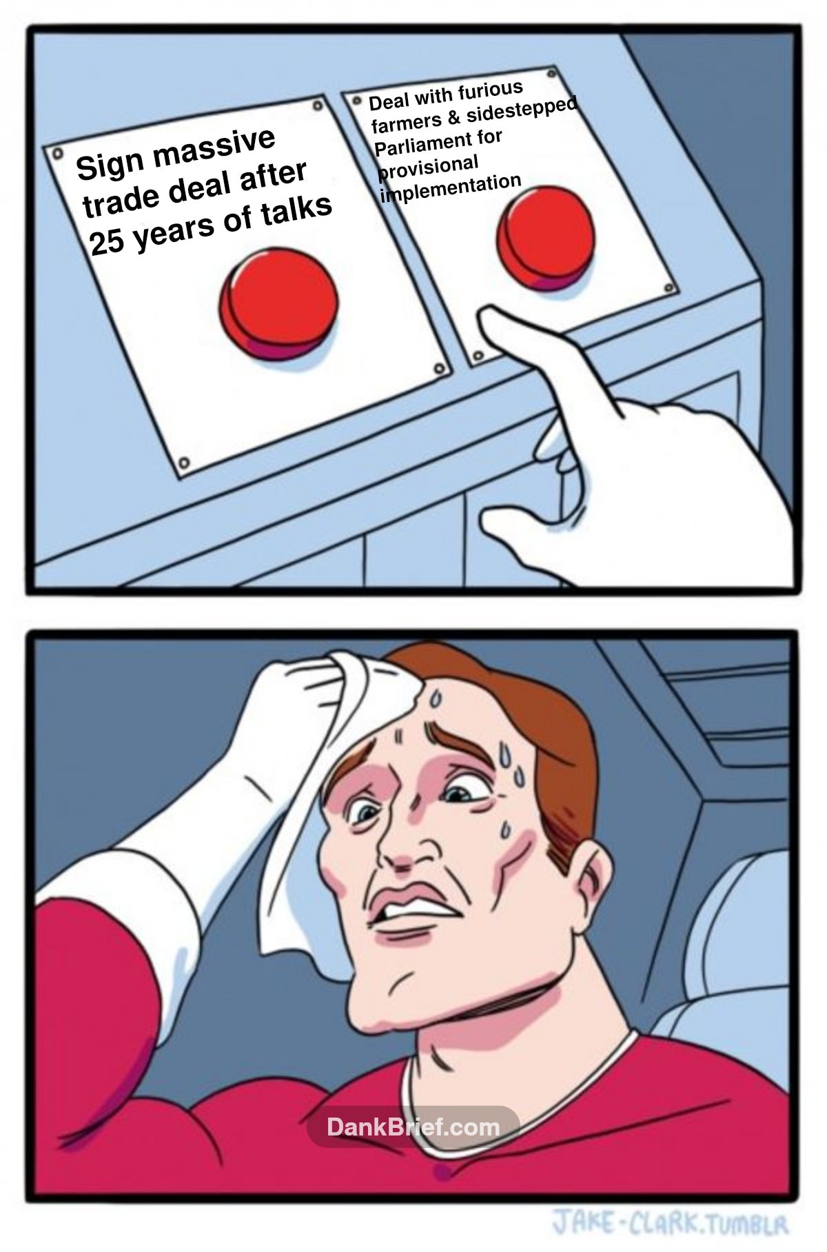 POV: The EU Commission trying to move *any* agenda item forward.