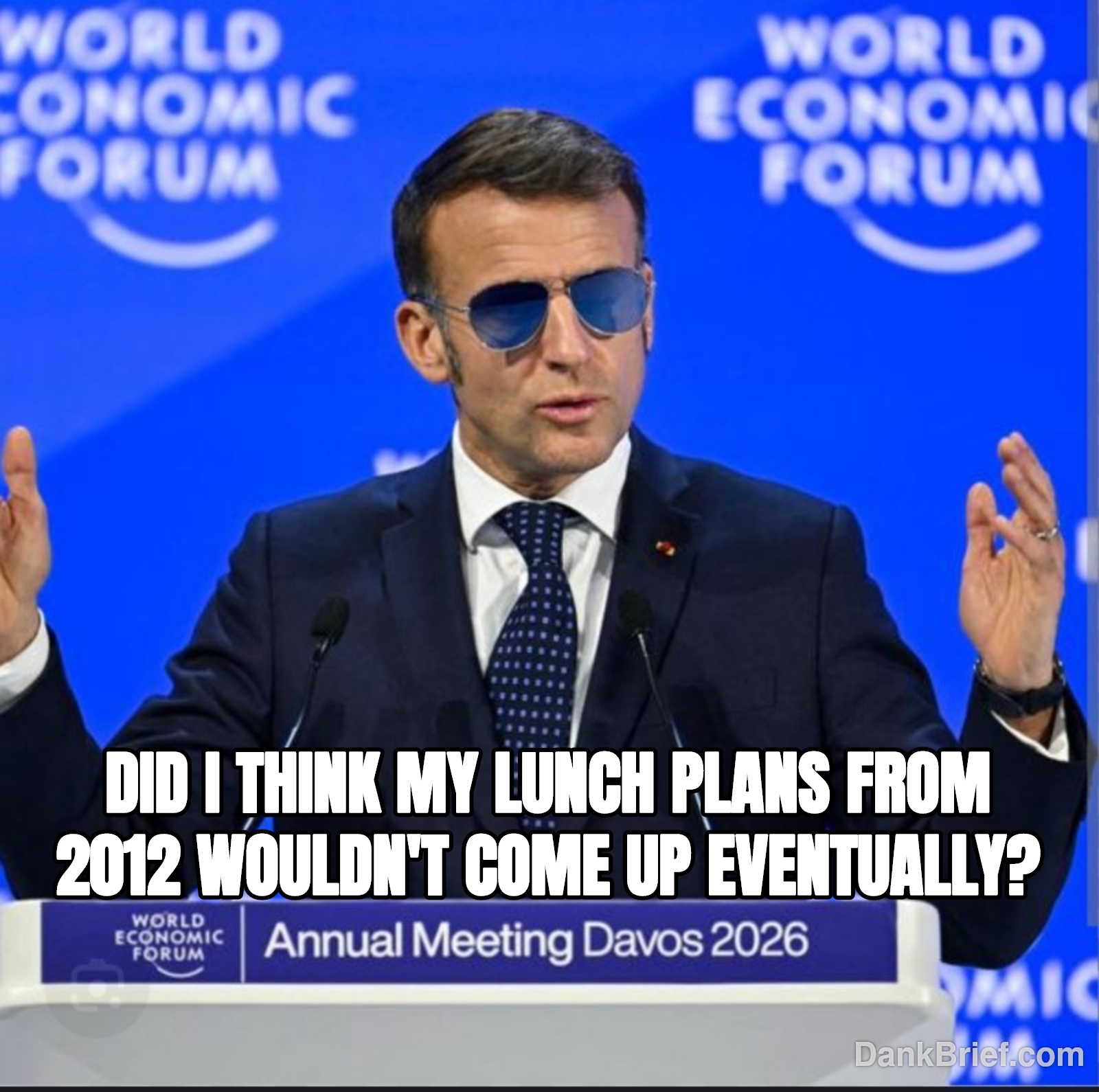 Just a 'business casual' lunch, bro.