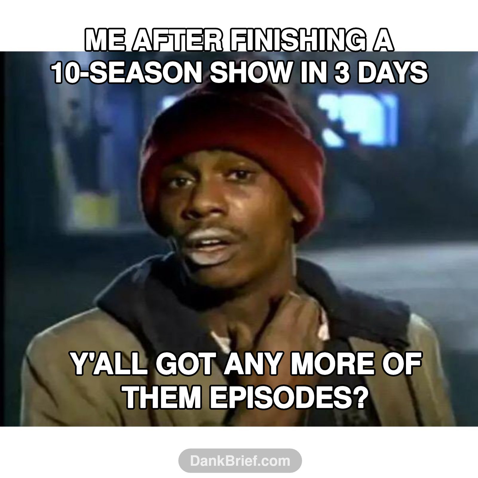 Me after binging a whole series in a weekend