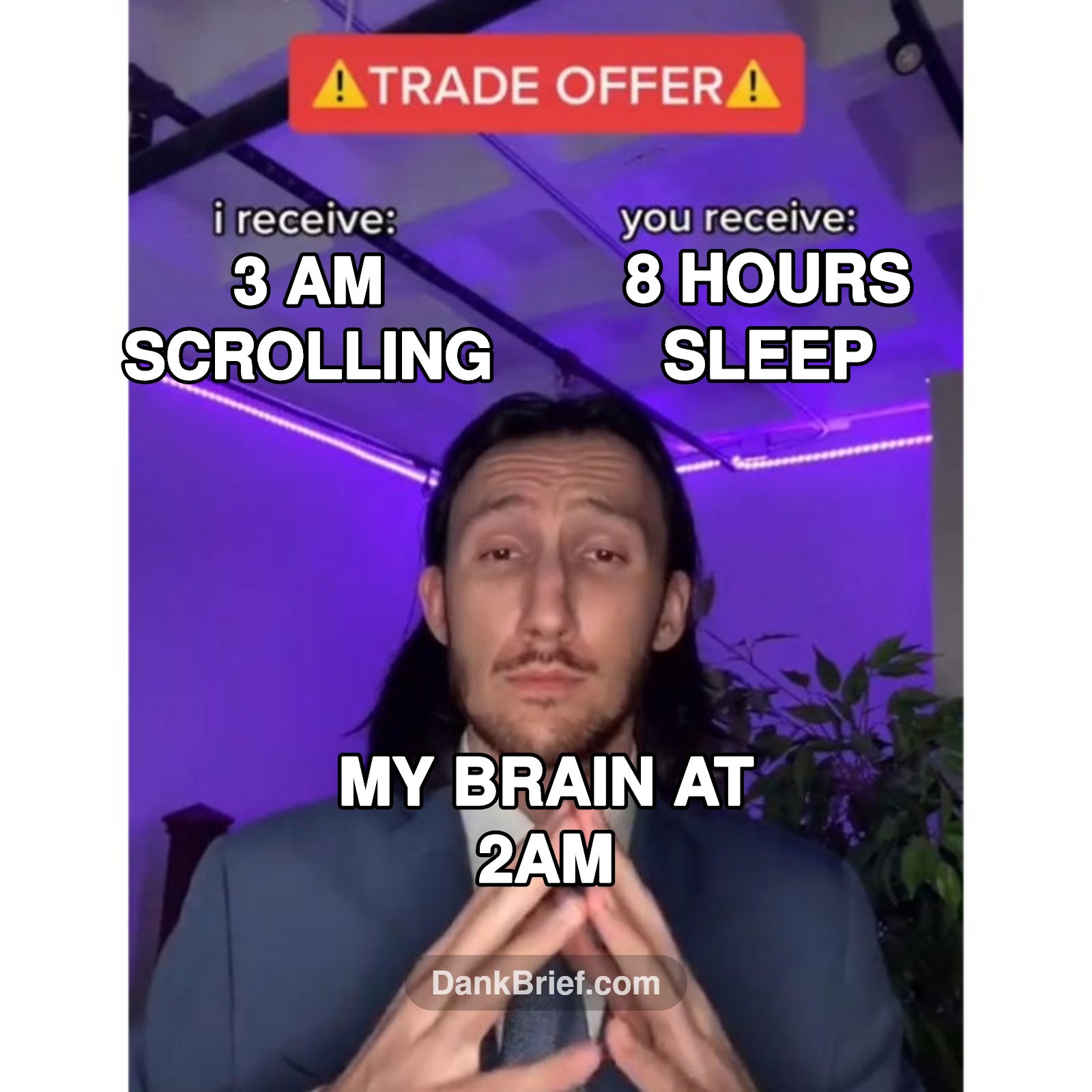 My nightly brain rot deal