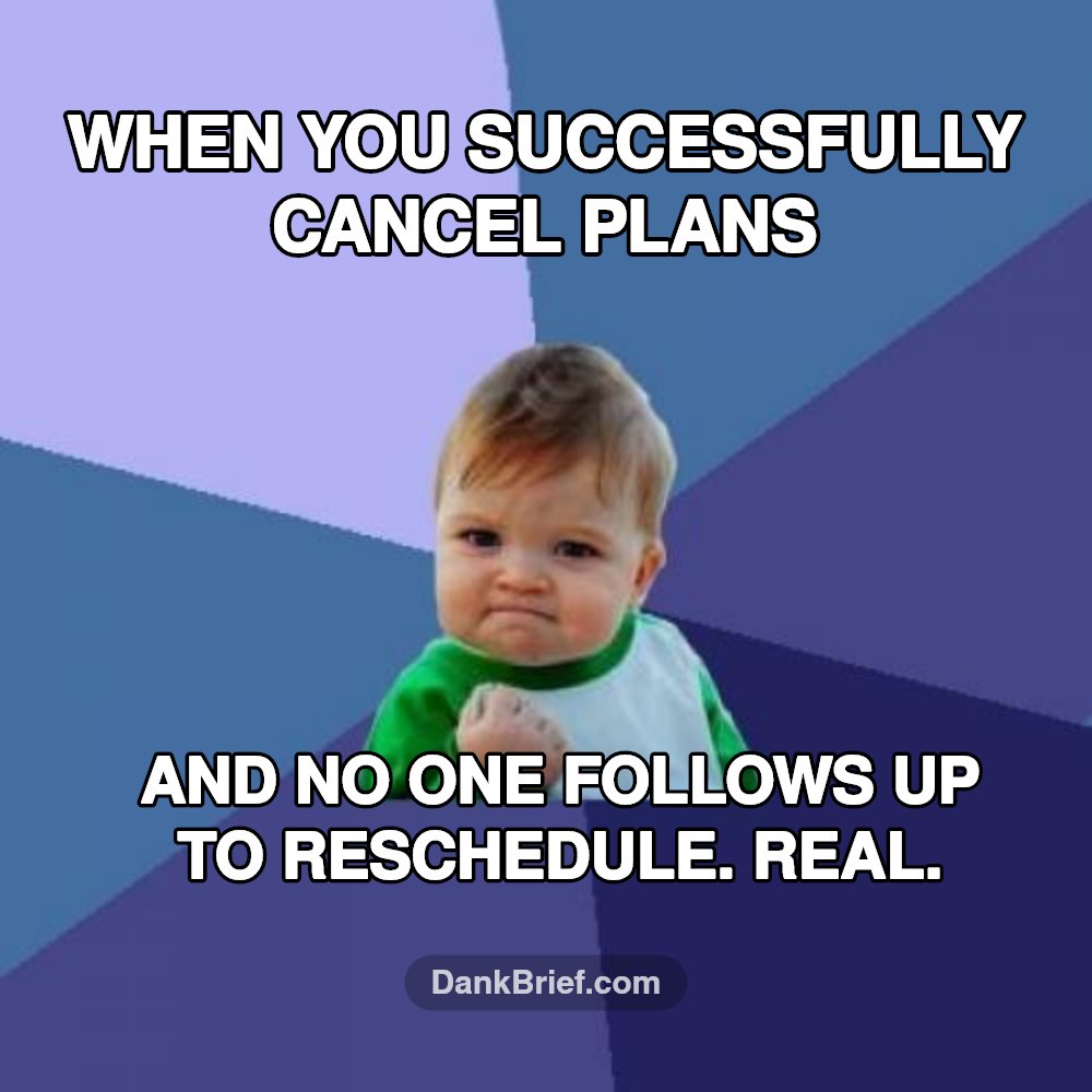 The ultimate introvert power move