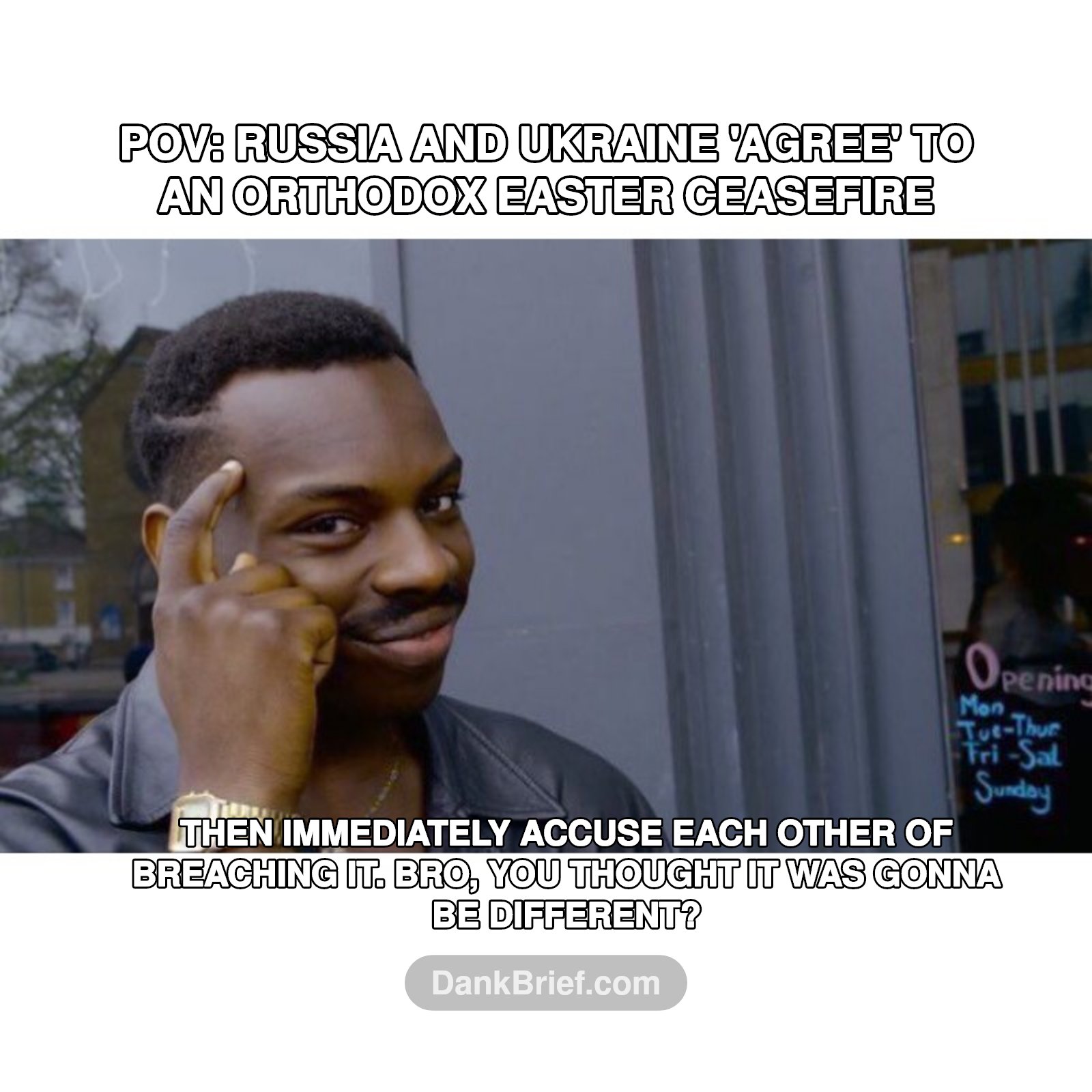 Ceasefire? What ceasefire, bro?