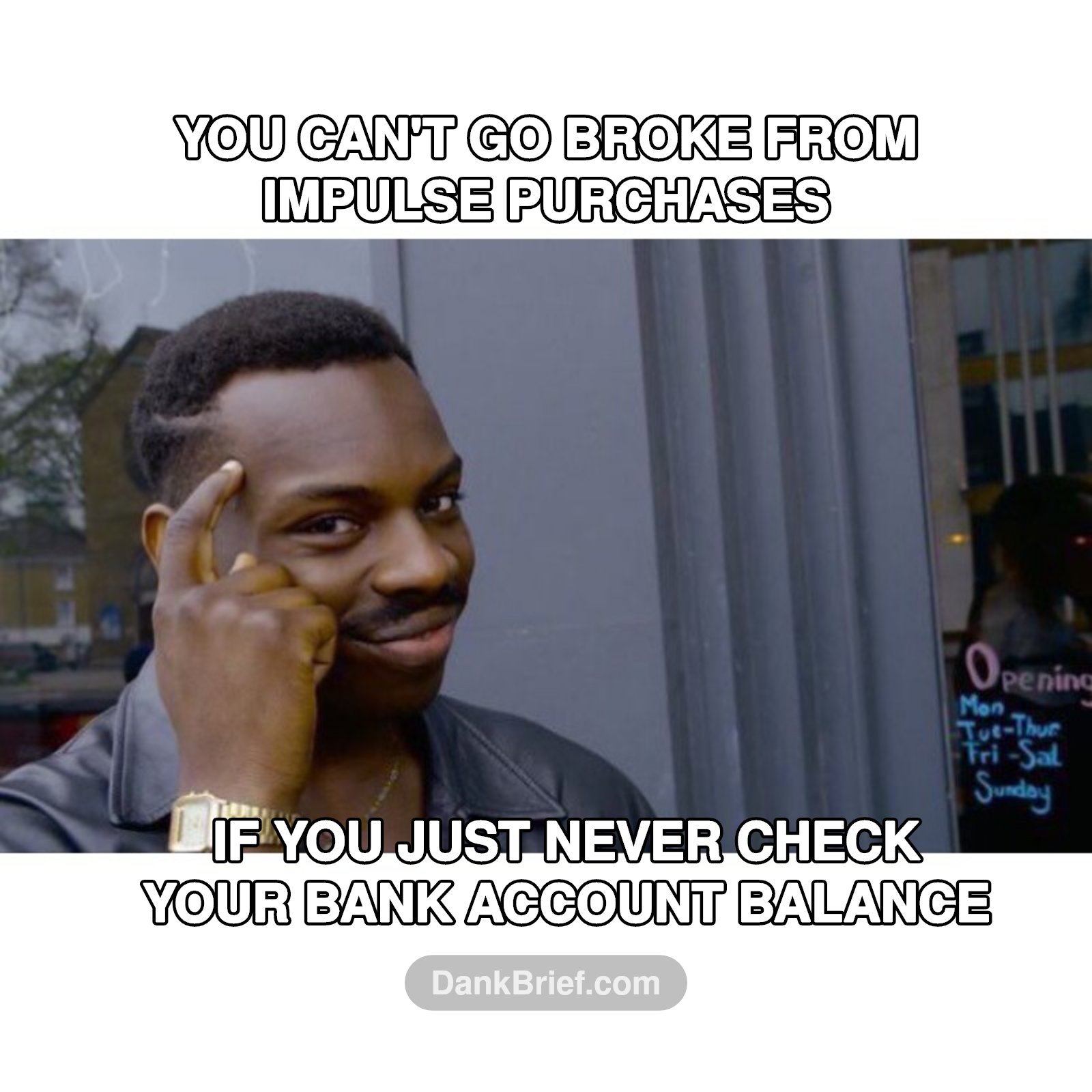 Financial genius right here, bro