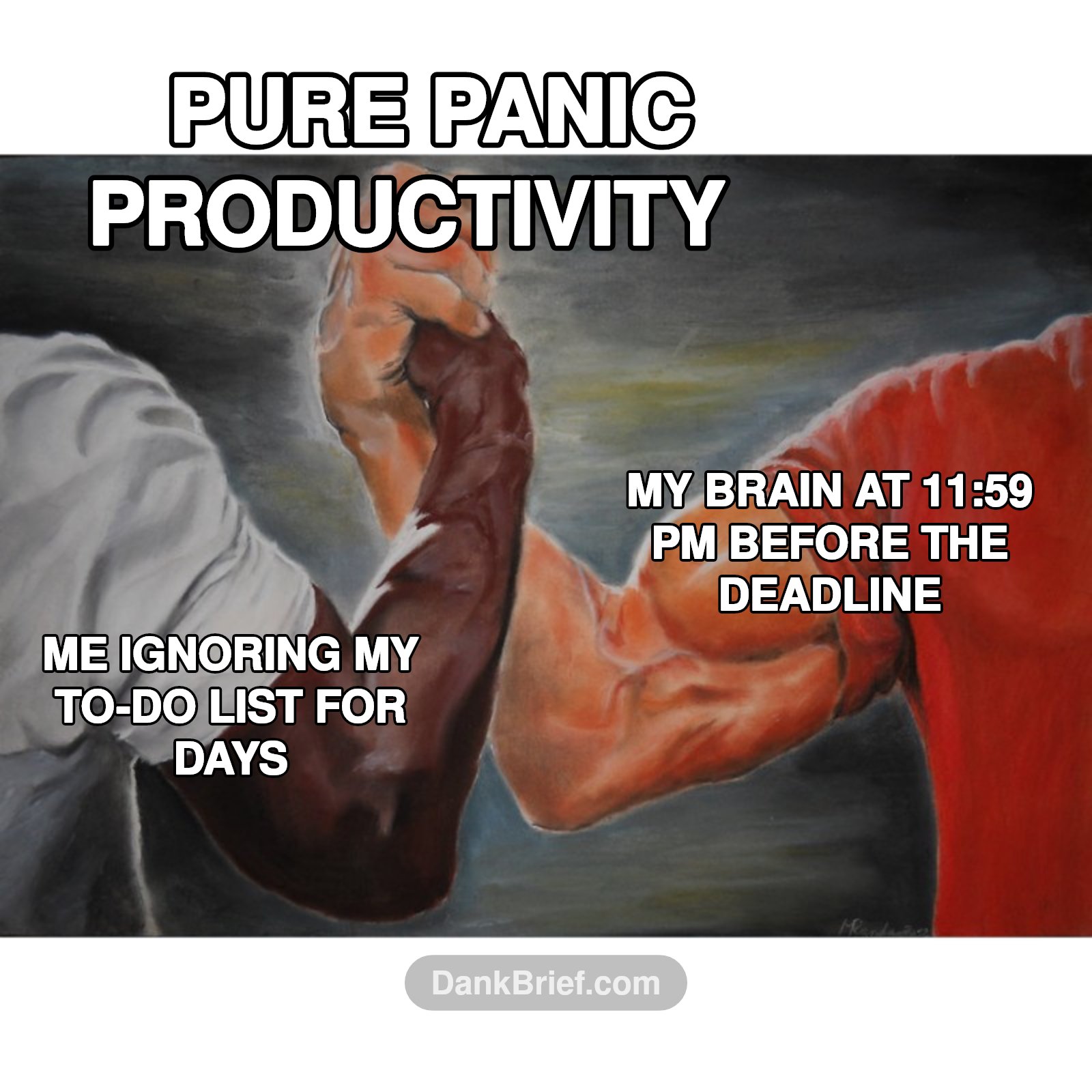 My brain chemistry be like