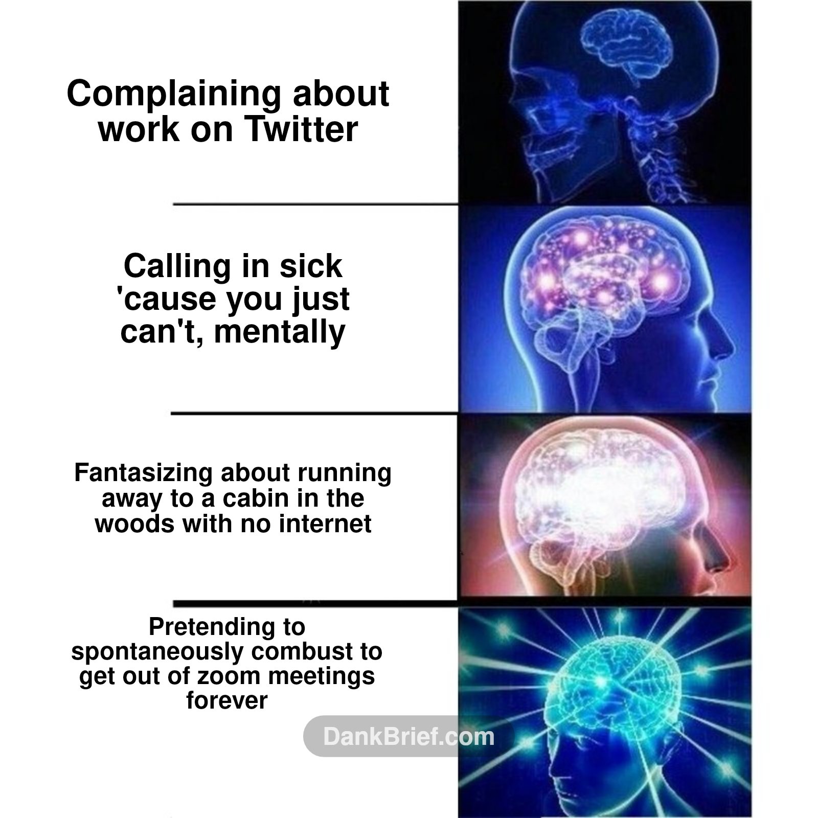 My coping mechanisms are getting wild, bro
