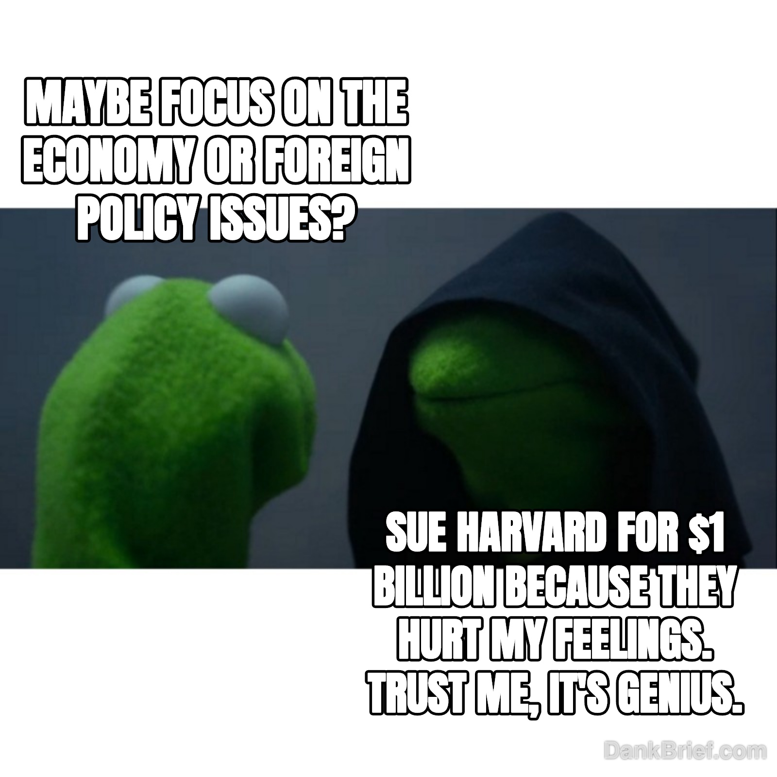 When you need campaign funding but also some petty revenge