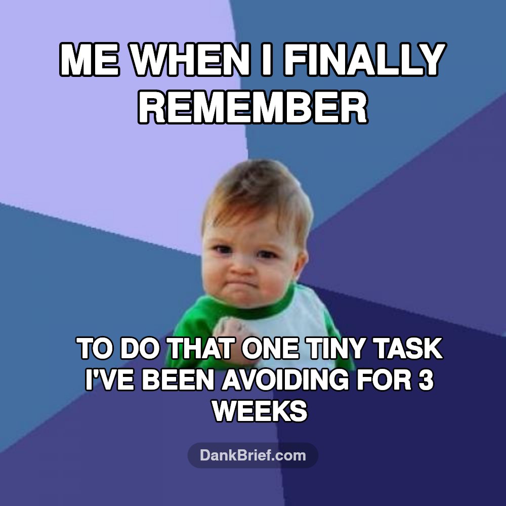 Productivity goals, bro