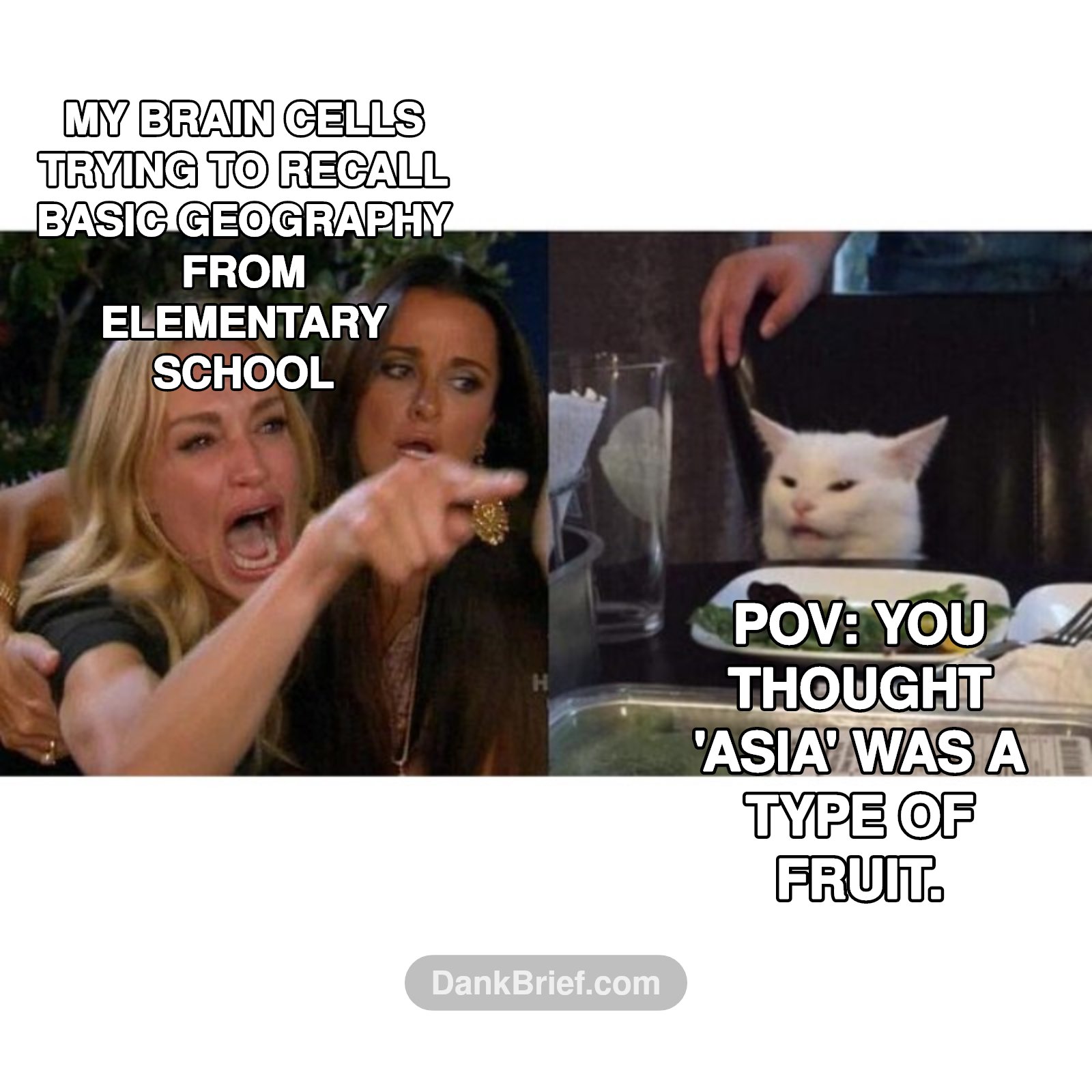 My geography teacher weeps
