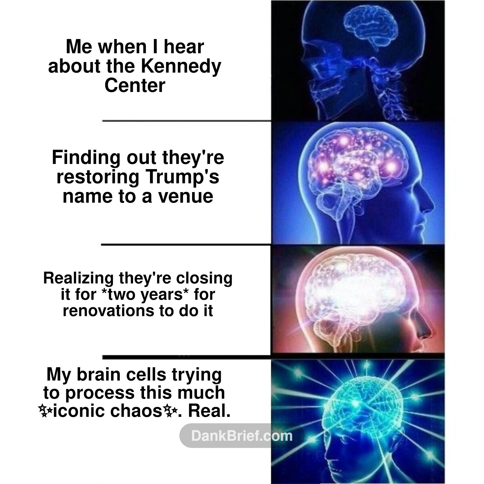 Kennedy Center drama is next level, bro