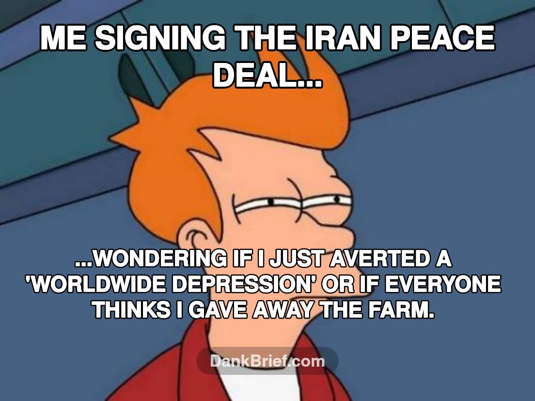 POV: You just signed a 'historic' peace deal.