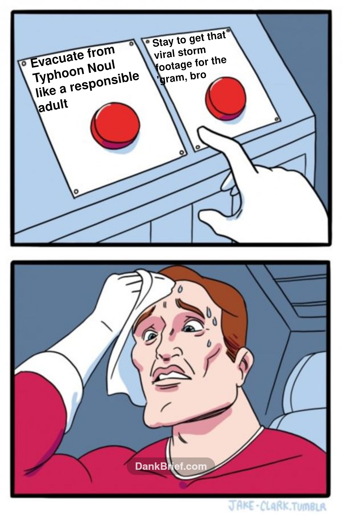 Me tryna be responsible vs. my inner content creator