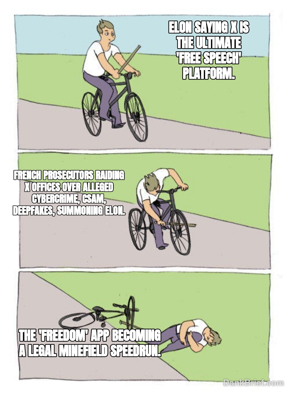 When your 'free speech' app gets a reality check.