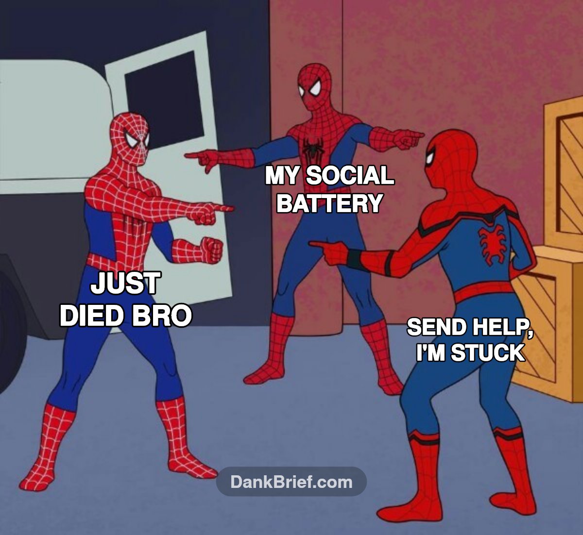 POV: your social battery went bye-bye but you're still present and accounted for 💀
