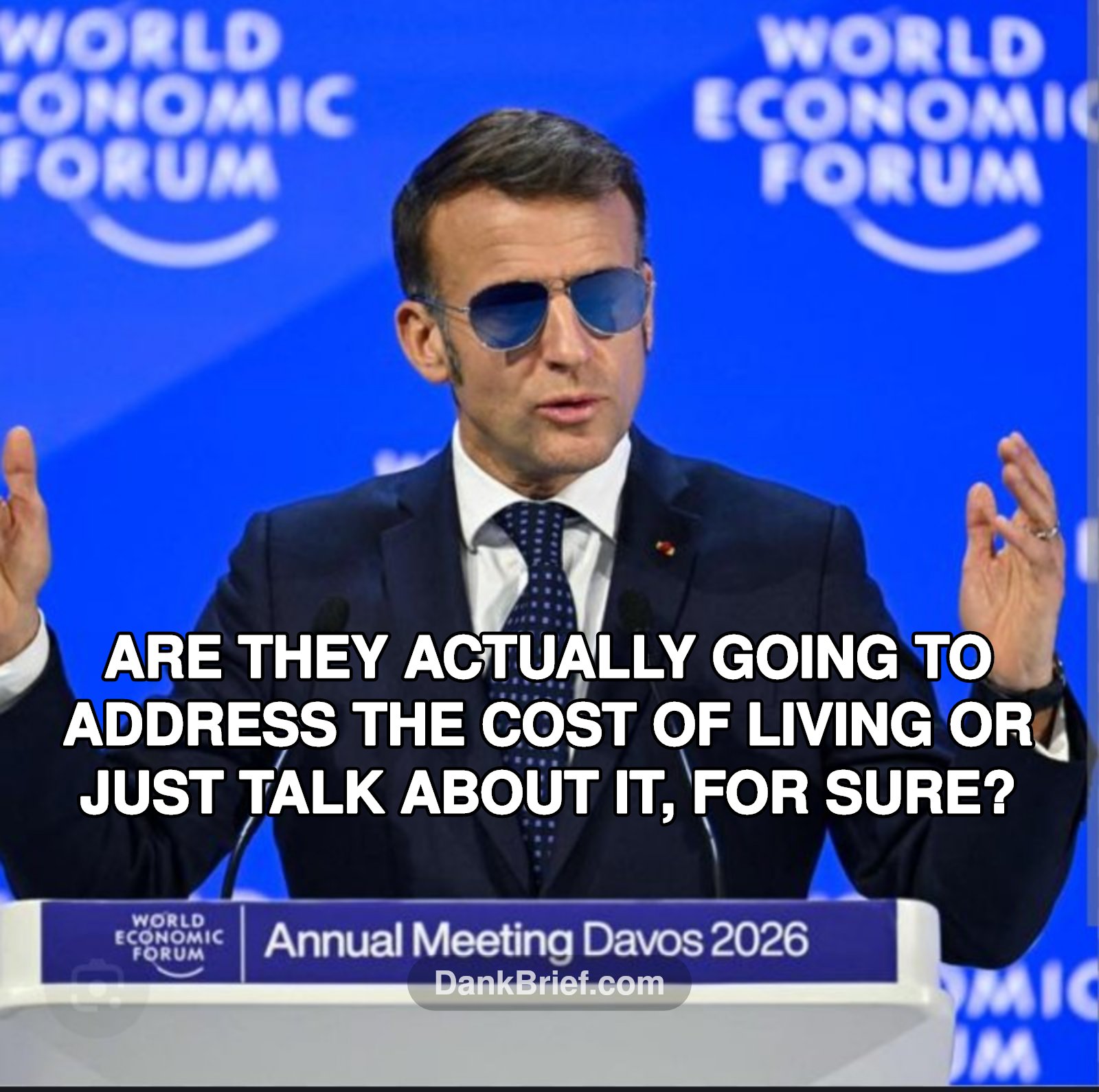 Me asking the real questions in politics