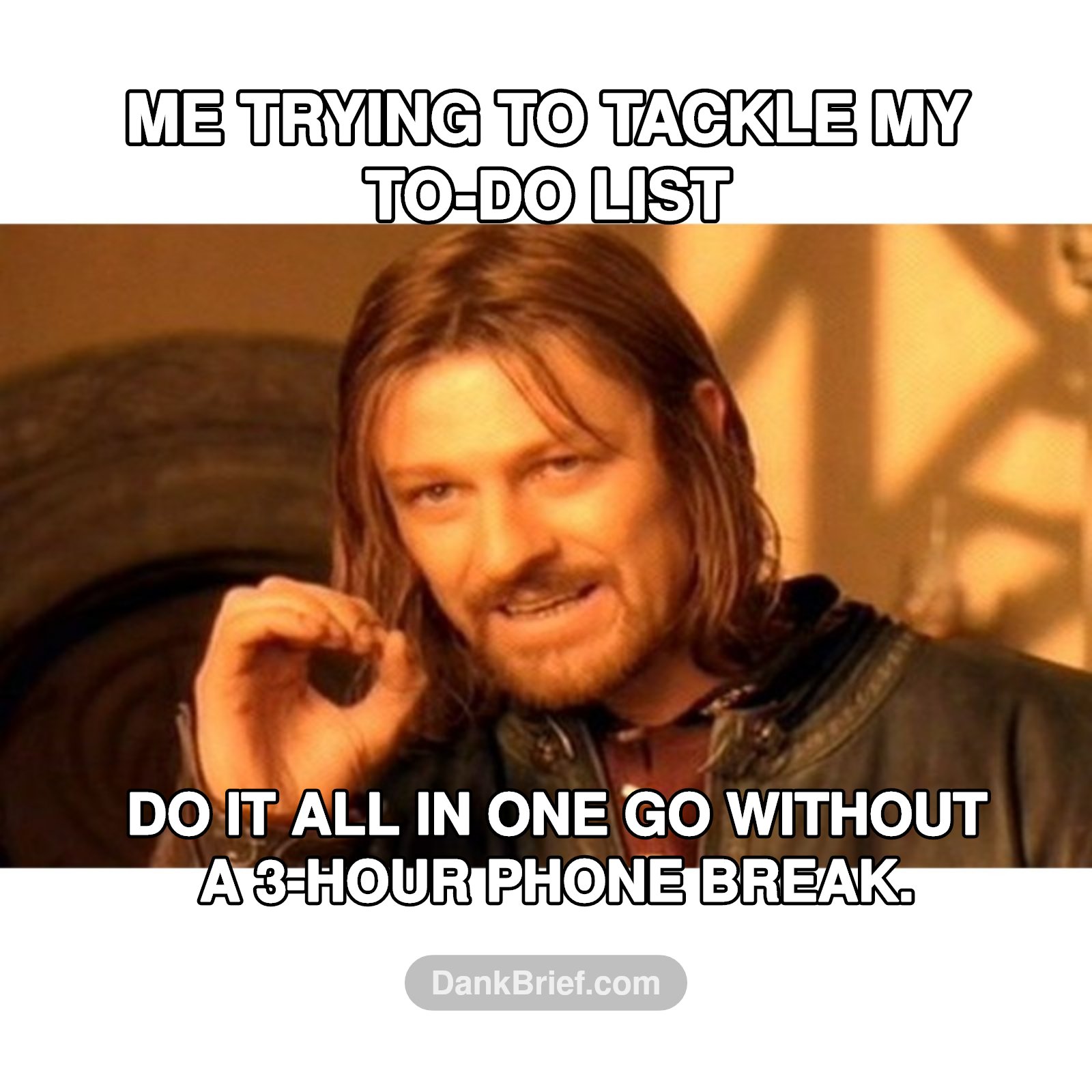 The eternal struggle