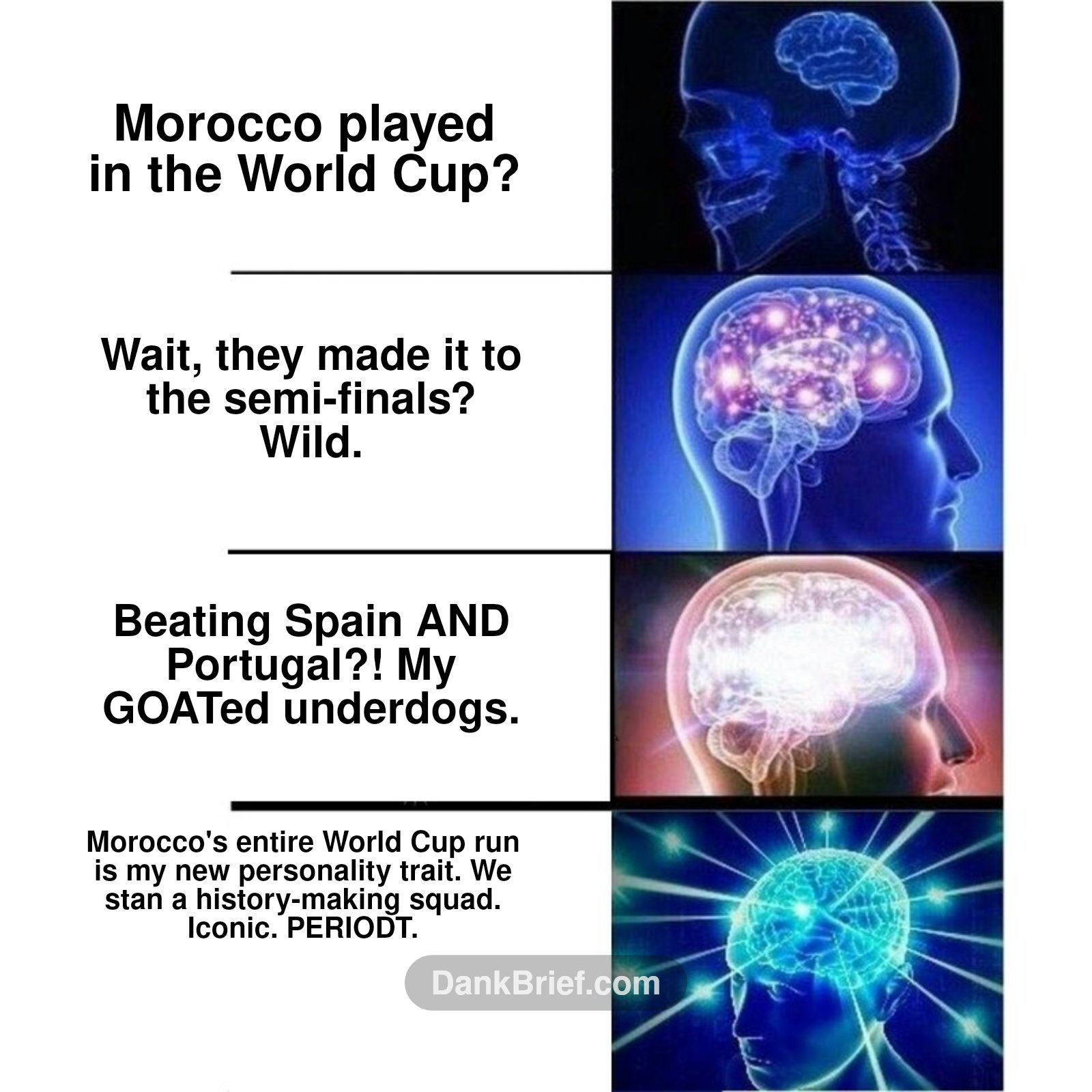 My brain cells whenever Morocco's World Cup run is mentioned