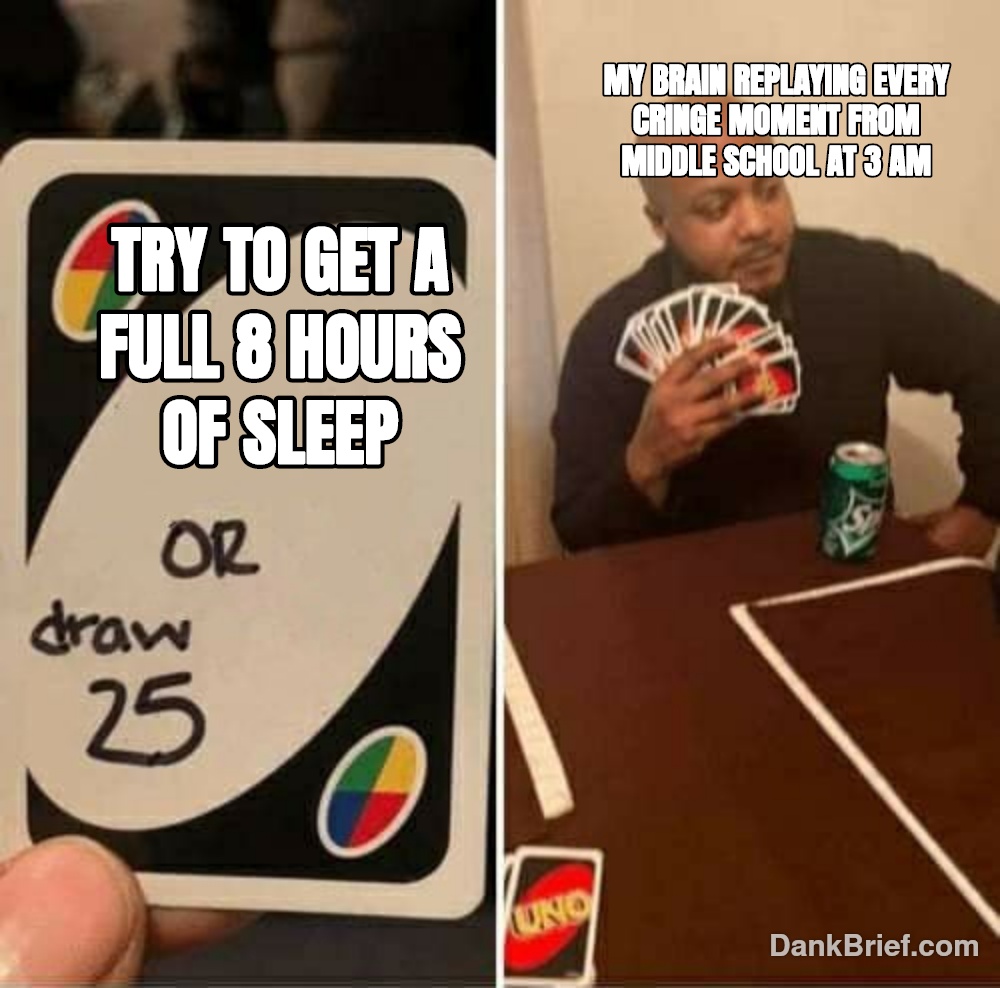 Sleep? I hardly know her.
