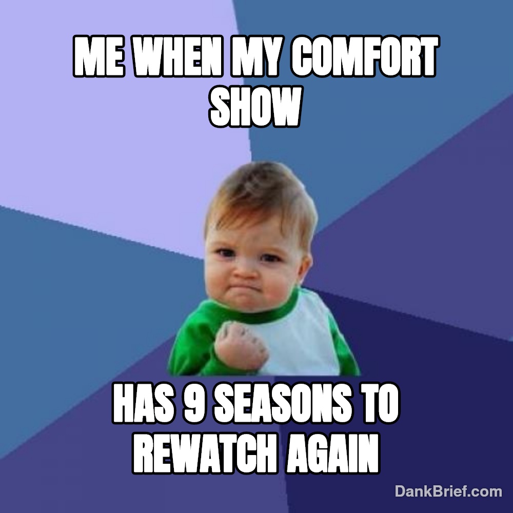 My brain cells are ready for their yearly rewatch