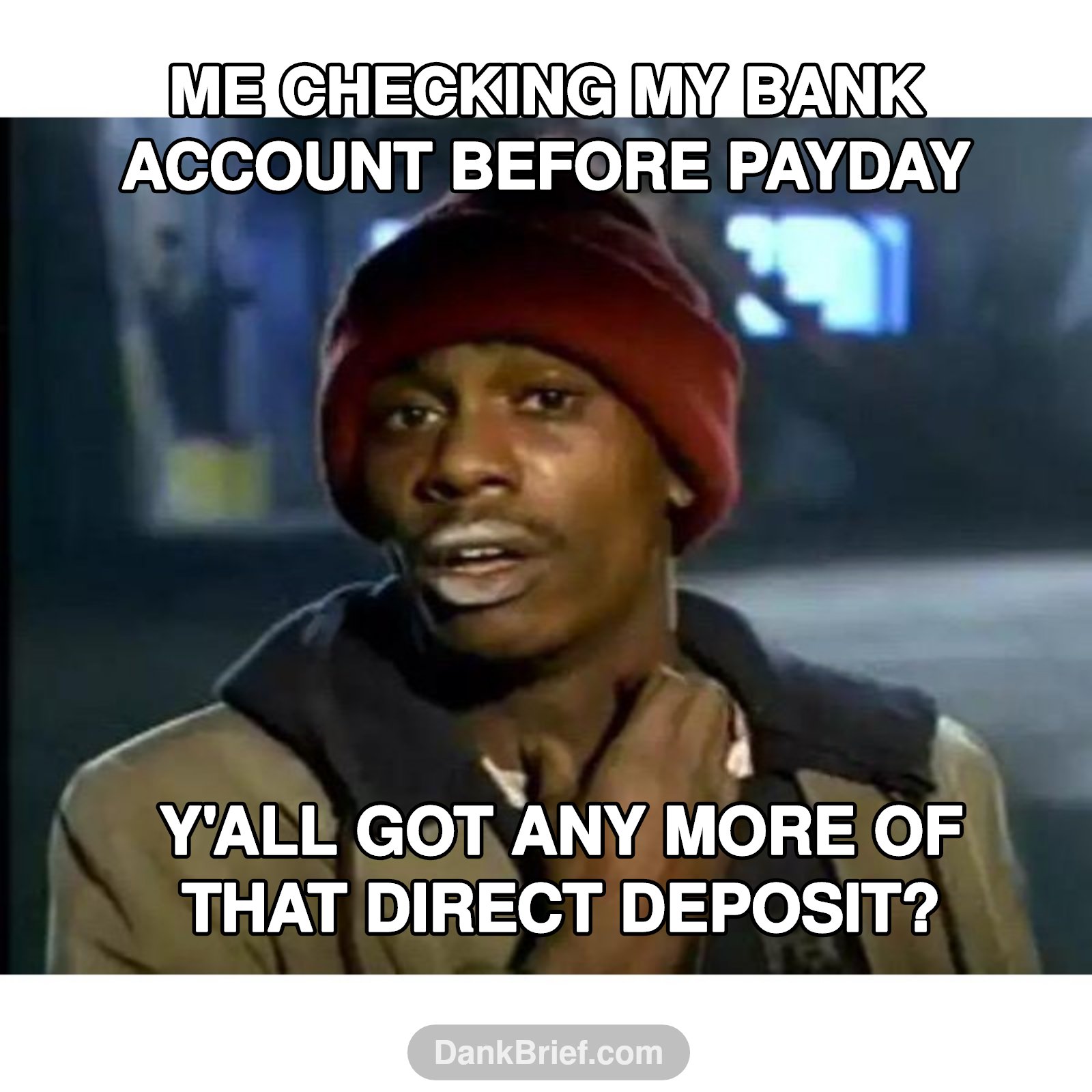 POV: It's pre-payday and I'm losing it
