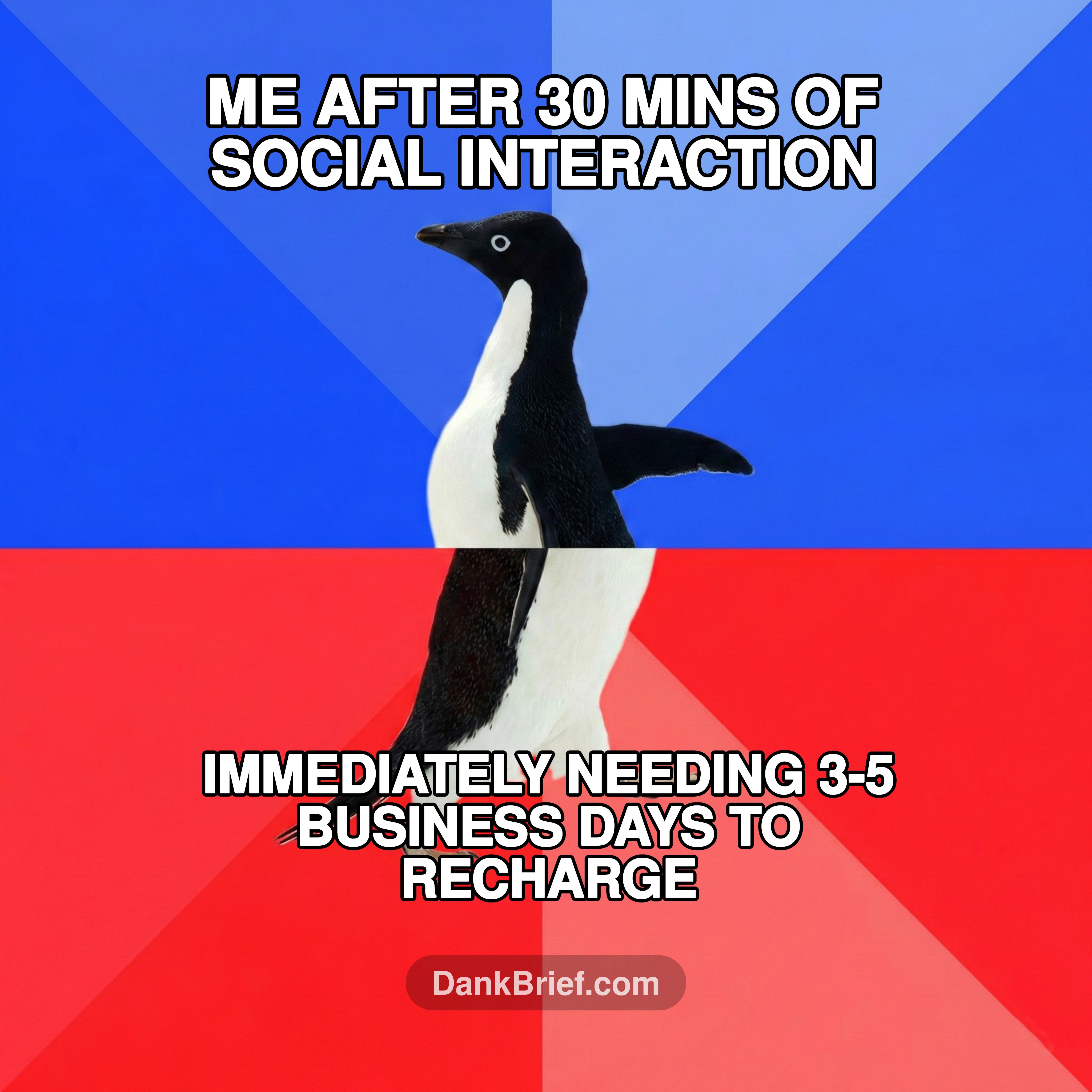 My social battery is built different