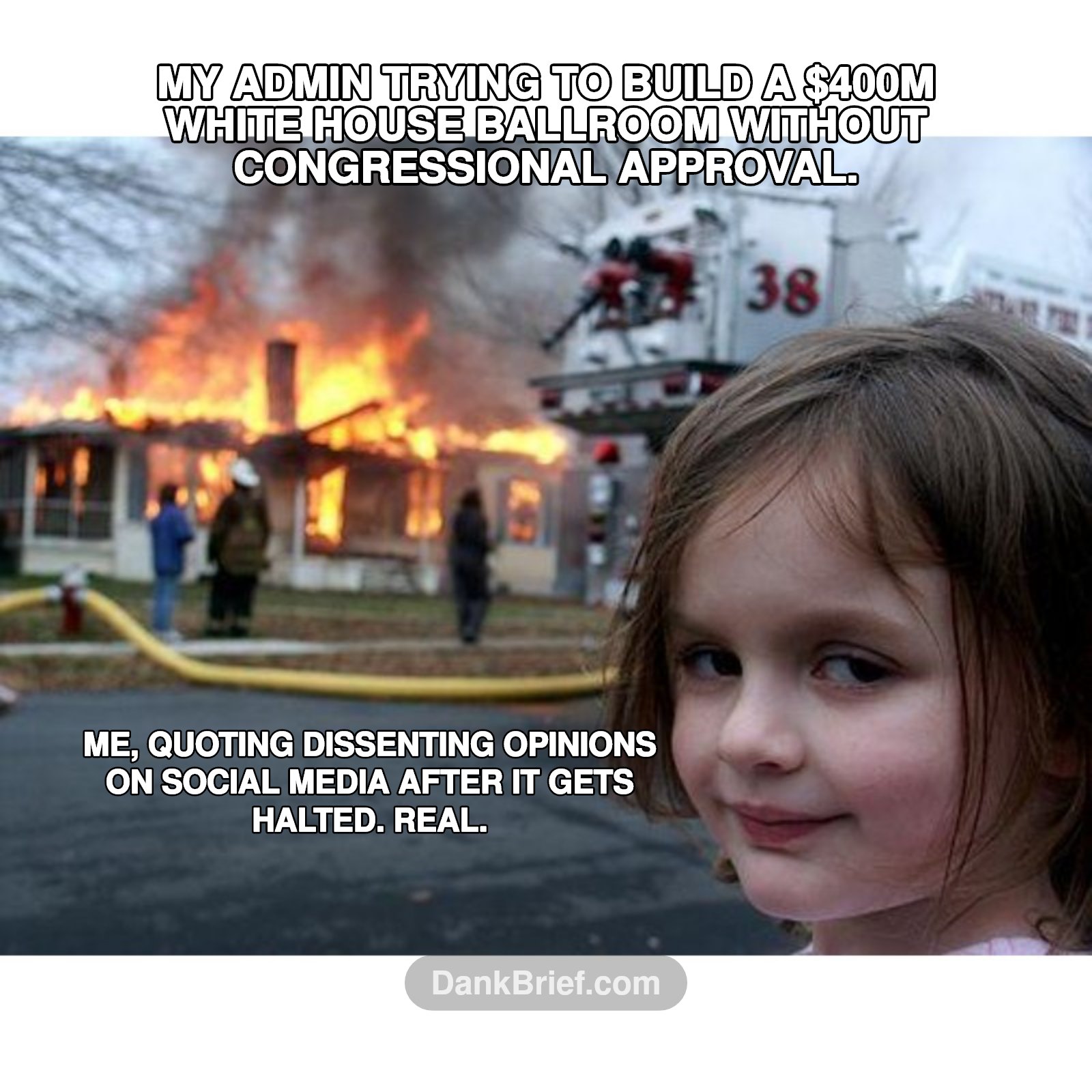 New White House Ballroom? Not on Congress's Watch, Bro.